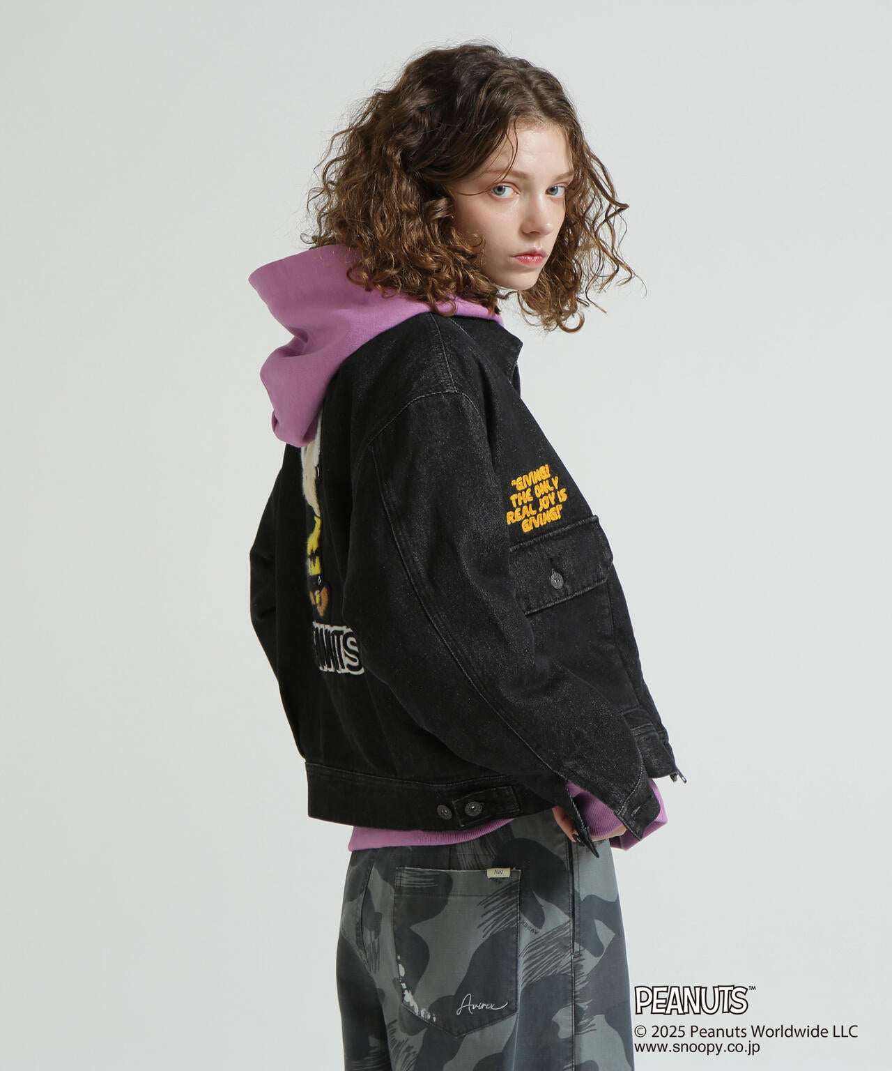 《AVIREX × PEANUTS》DENIM WORK JACKET / デニムワークジャケット / ピーナッツ / アヴィレックス