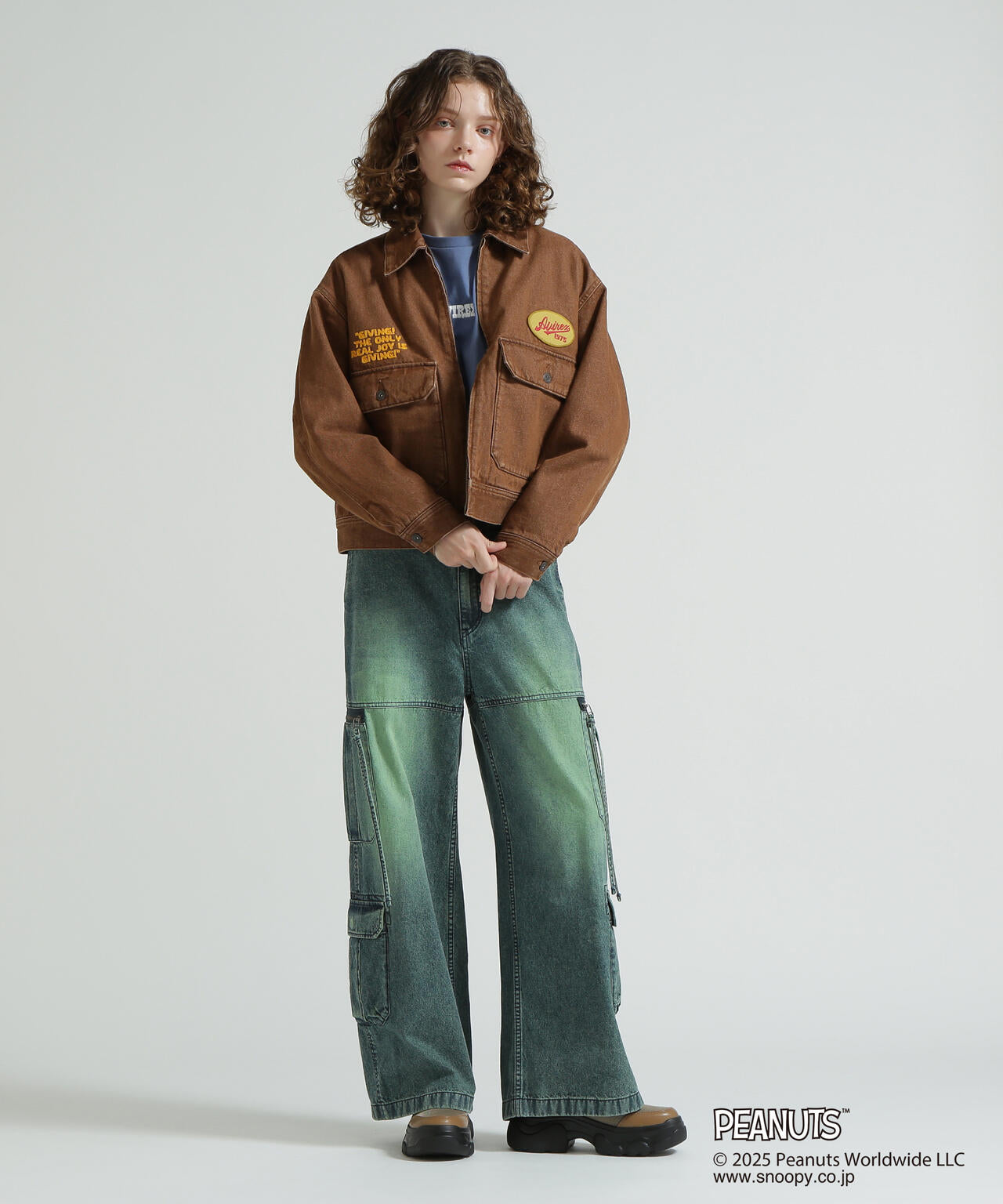 《AVIREX × PEANUTS》DENIM WORK JACKET / デニムワークジャケット / ピーナッツ / アヴィレックス