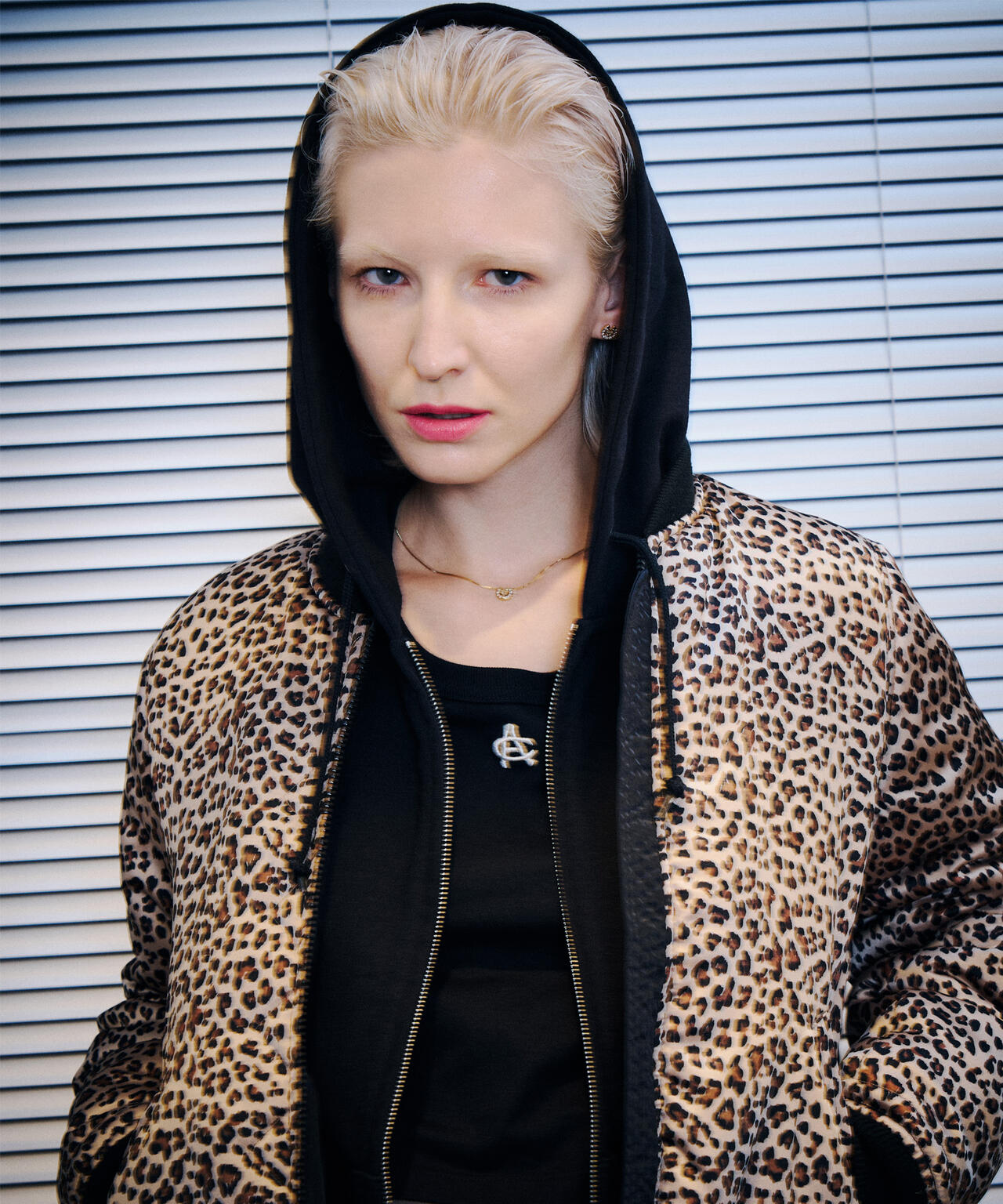 《WOMAN》LEOPARD LOGO MA-1