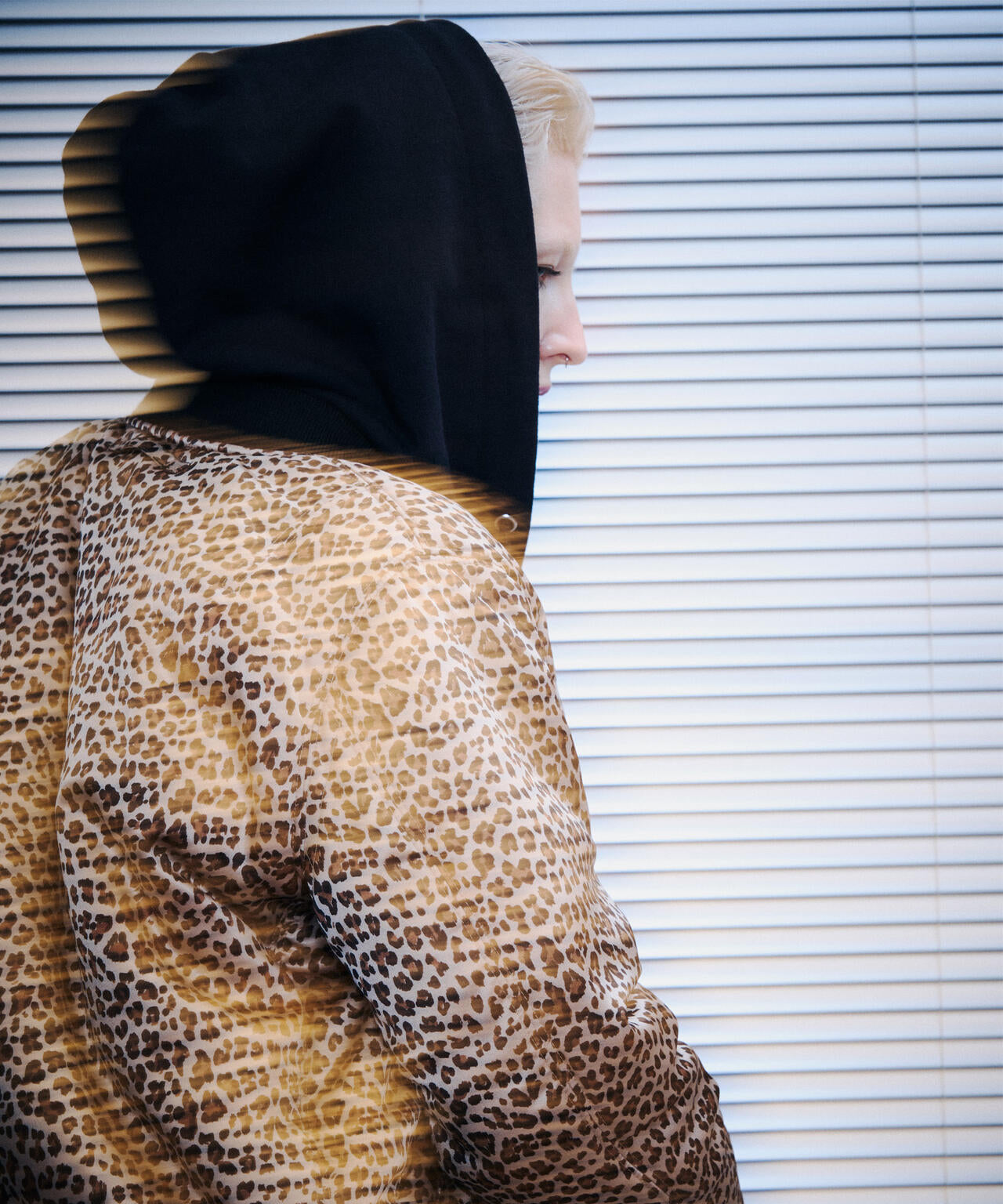 《WOMAN》LEOPARD LOGO MA-1