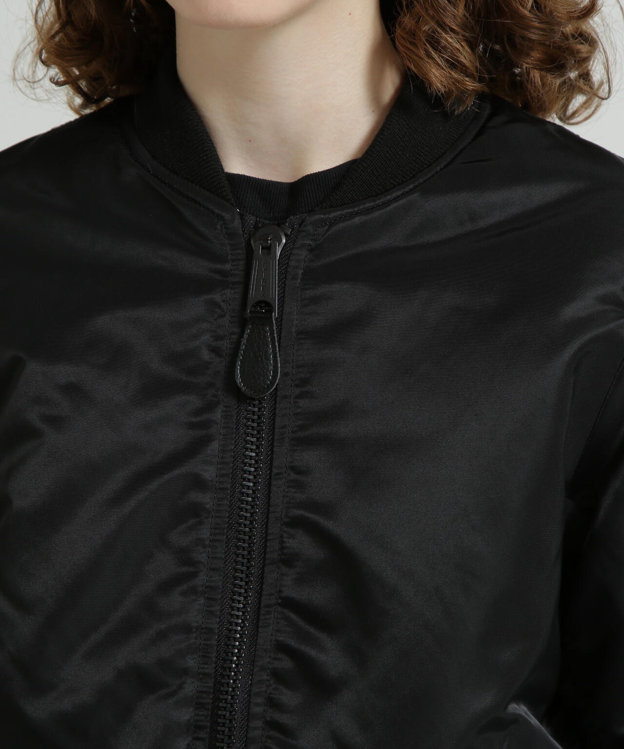 《WOMAN》LEOPARD LOGO MA-1