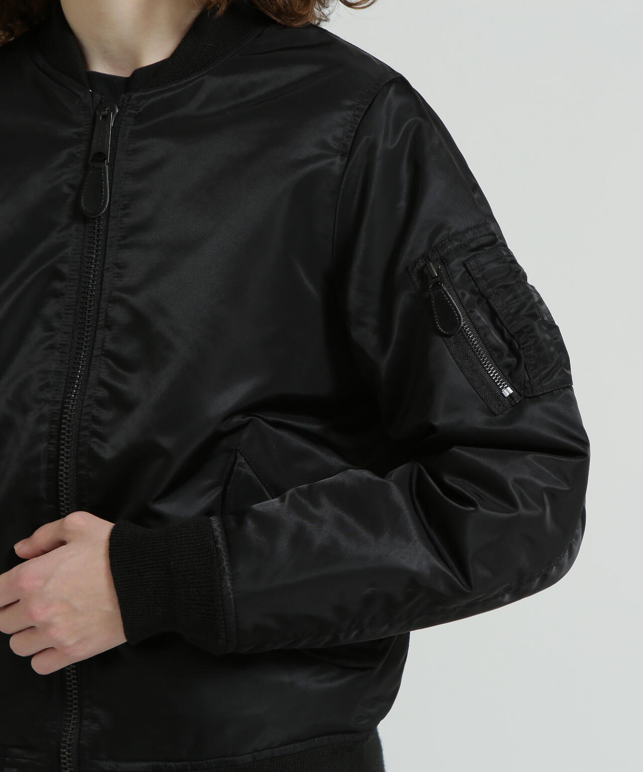 《WOMAN》LEOPARD LOGO MA-1