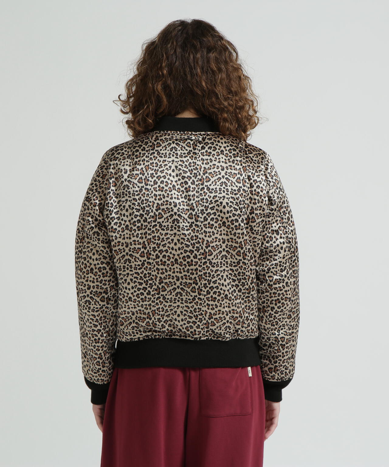 《WOMAN》LEOPARD LOGO MA-1