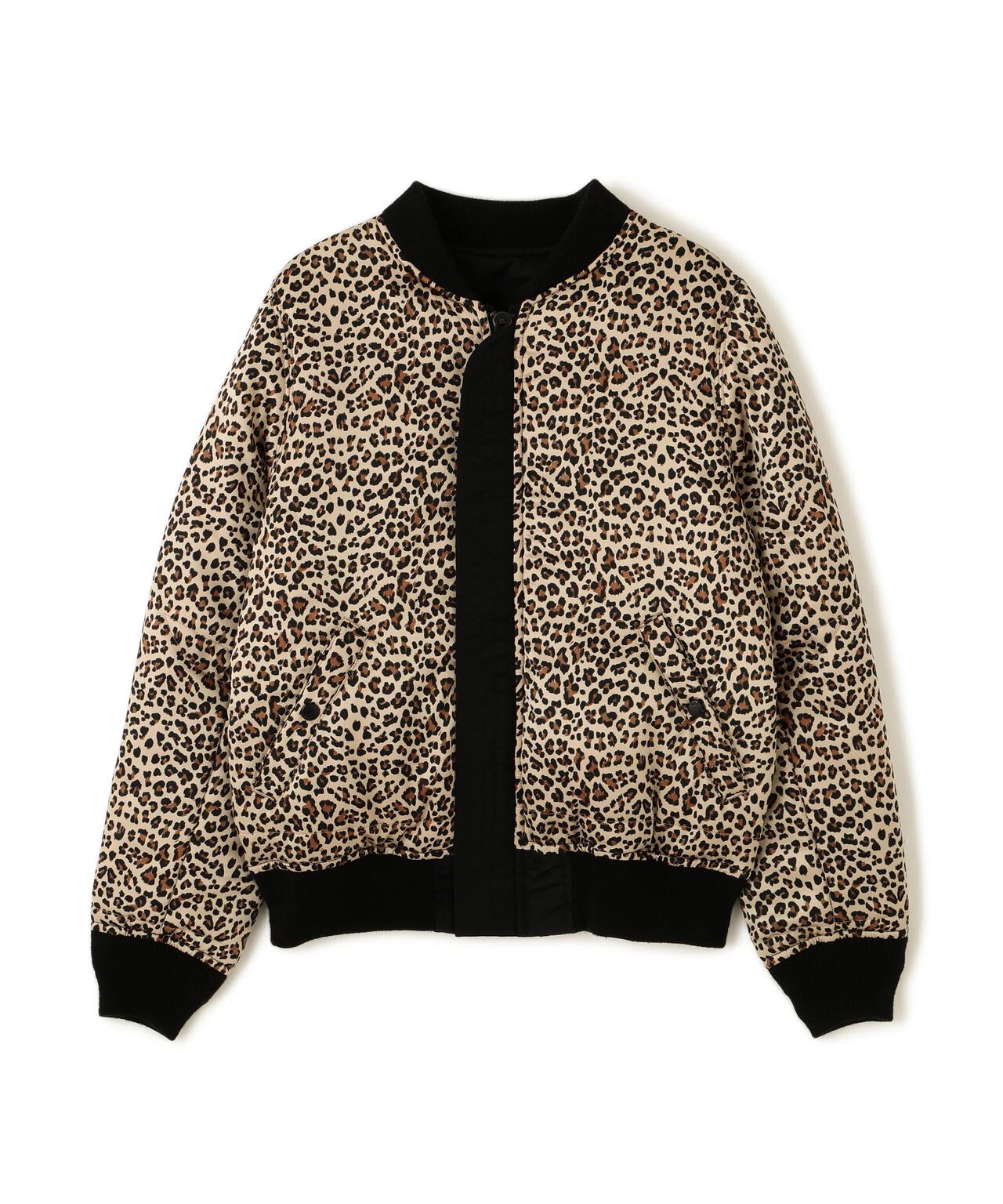 《WOMAN》LEOPARD LOGO MA-1