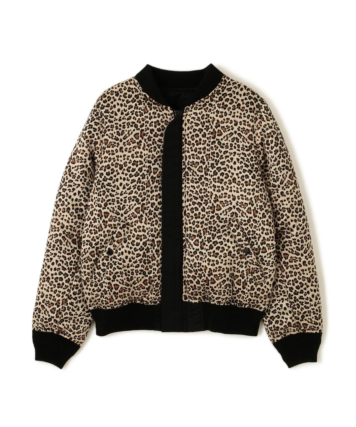 《WOMAN》LEOPARD LOGO MA-1