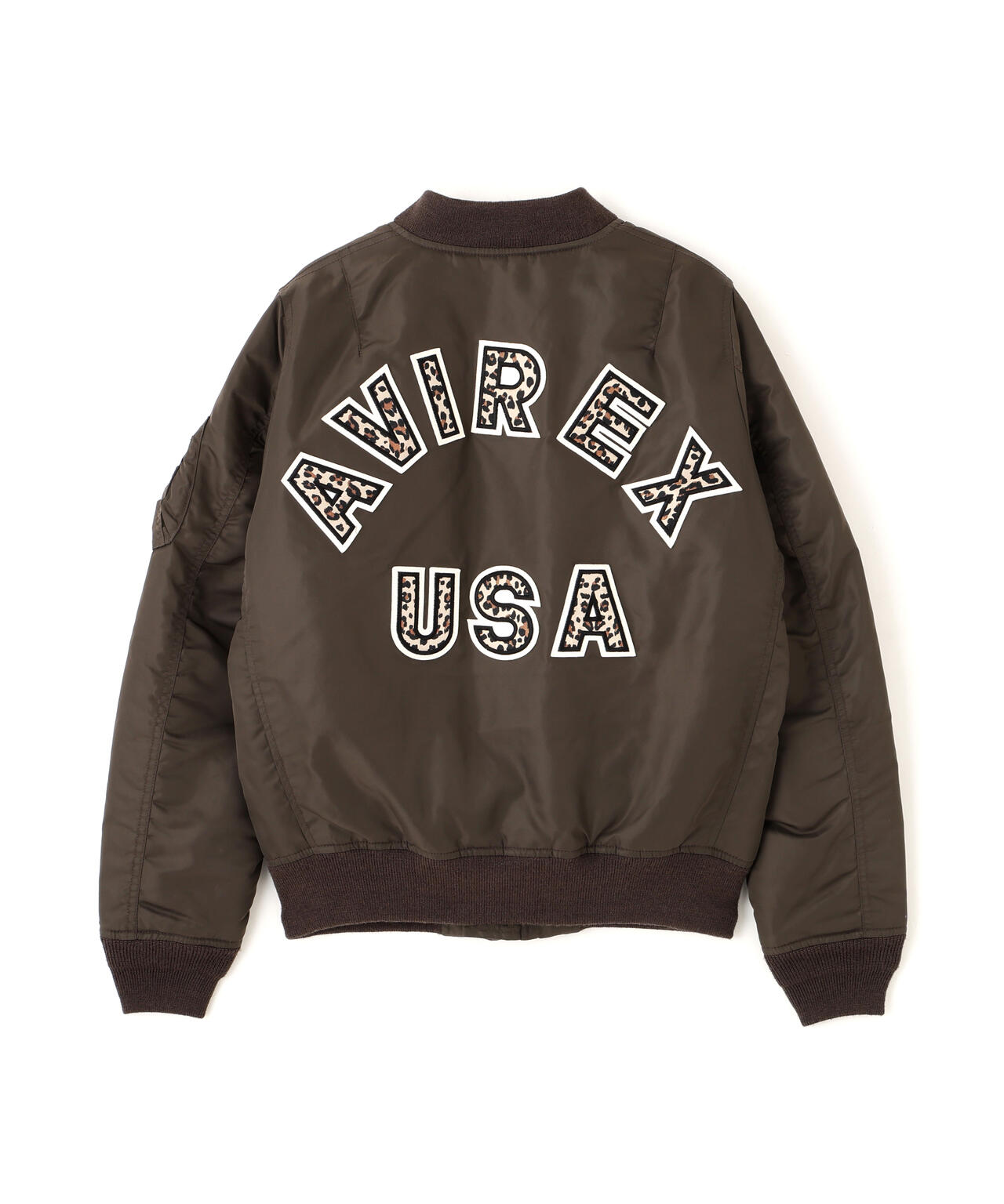 《WOMAN》LEOPARD LOGO MA-1