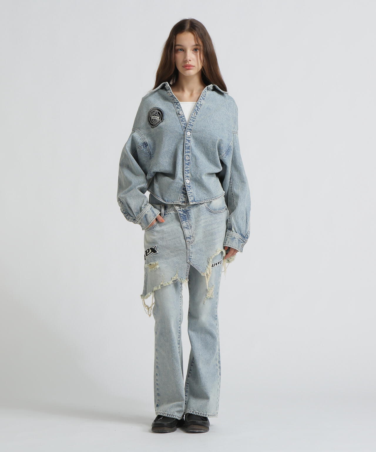 《AVIREX×MOUSSY》DENIM SHIRT JACKET