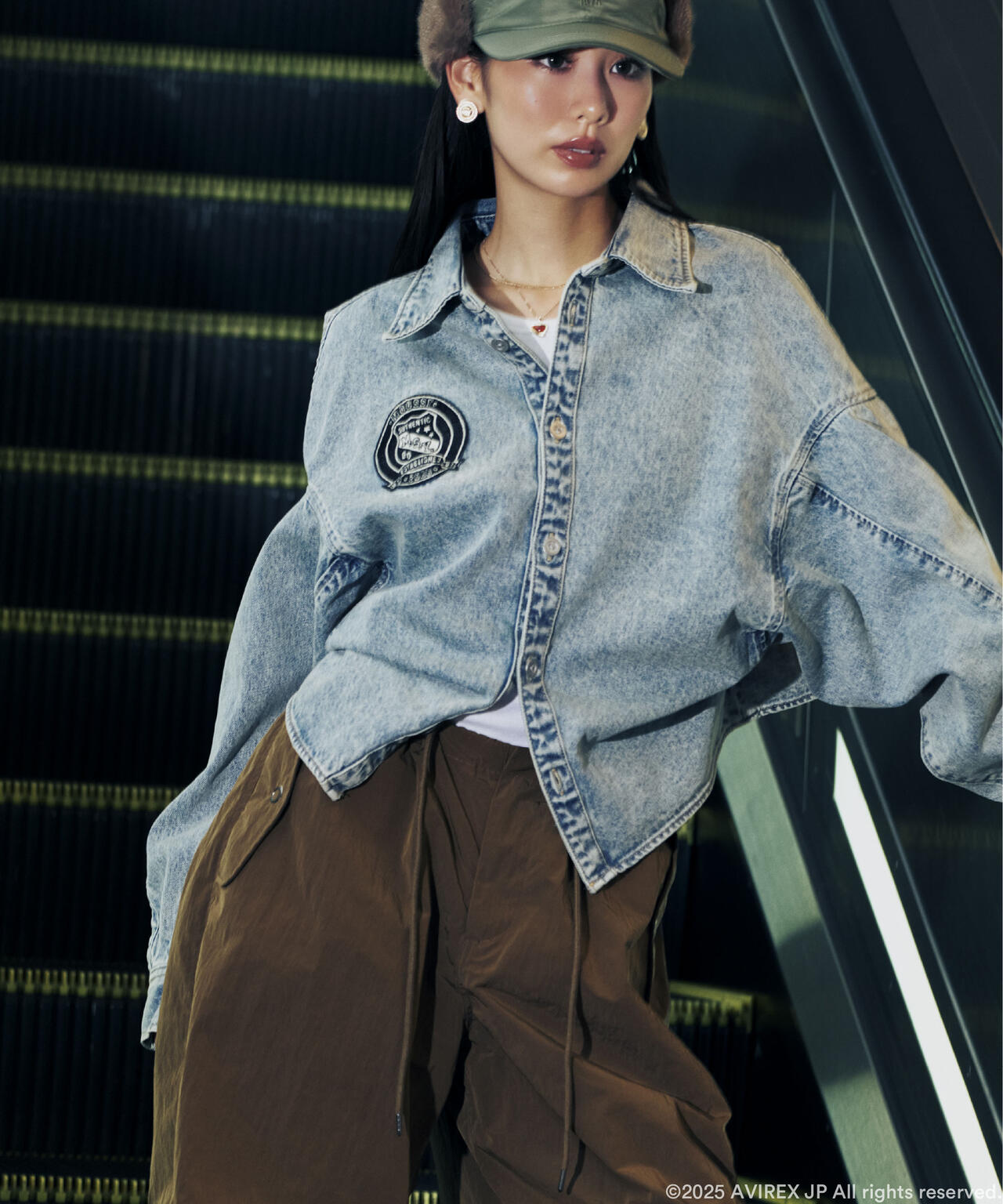 《AVIREX×MOUSSY》DENIM SHIRT JACKET