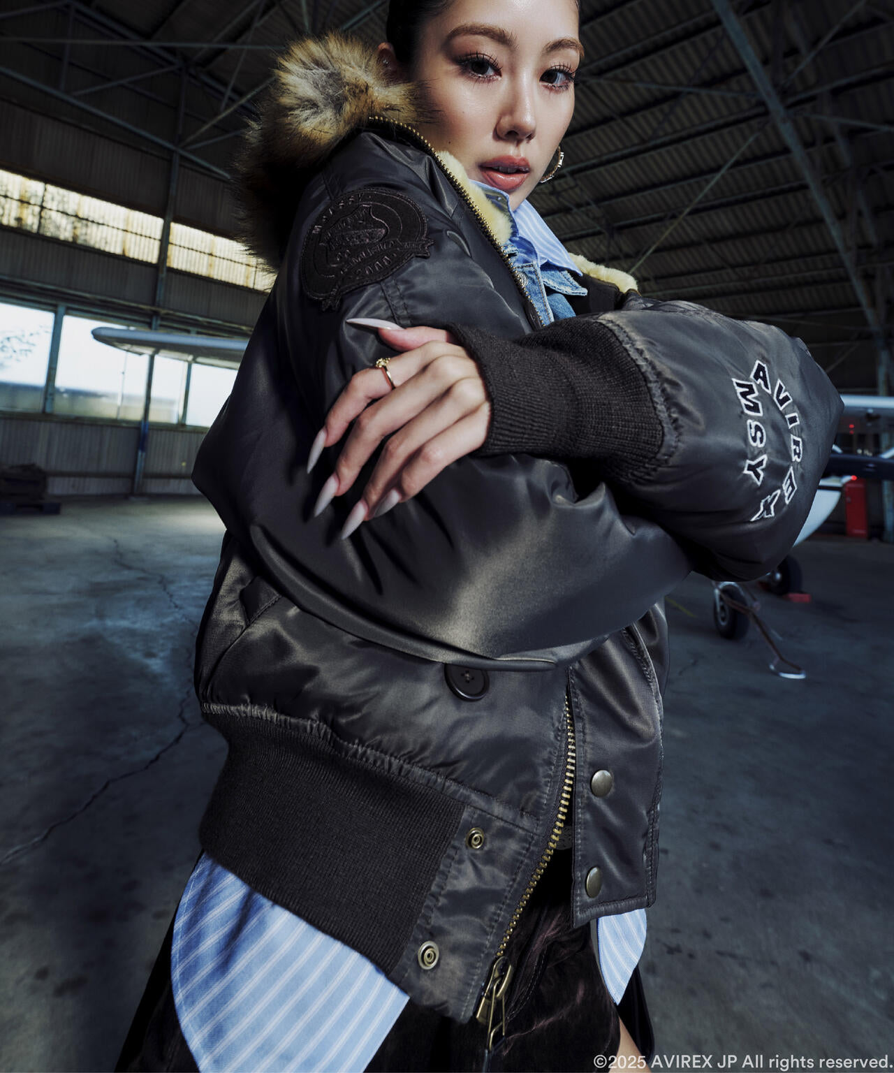 《AVIREX×MOUSSY》N-2B