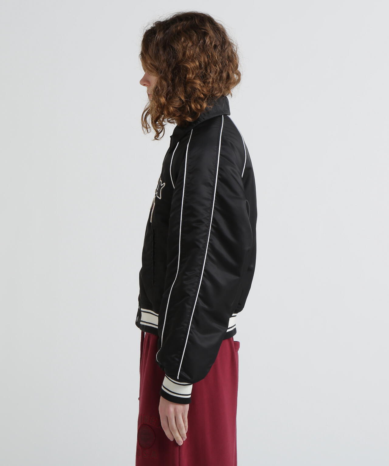 《AVIREX×MOUSSY》NYLON VARSITY JACKET