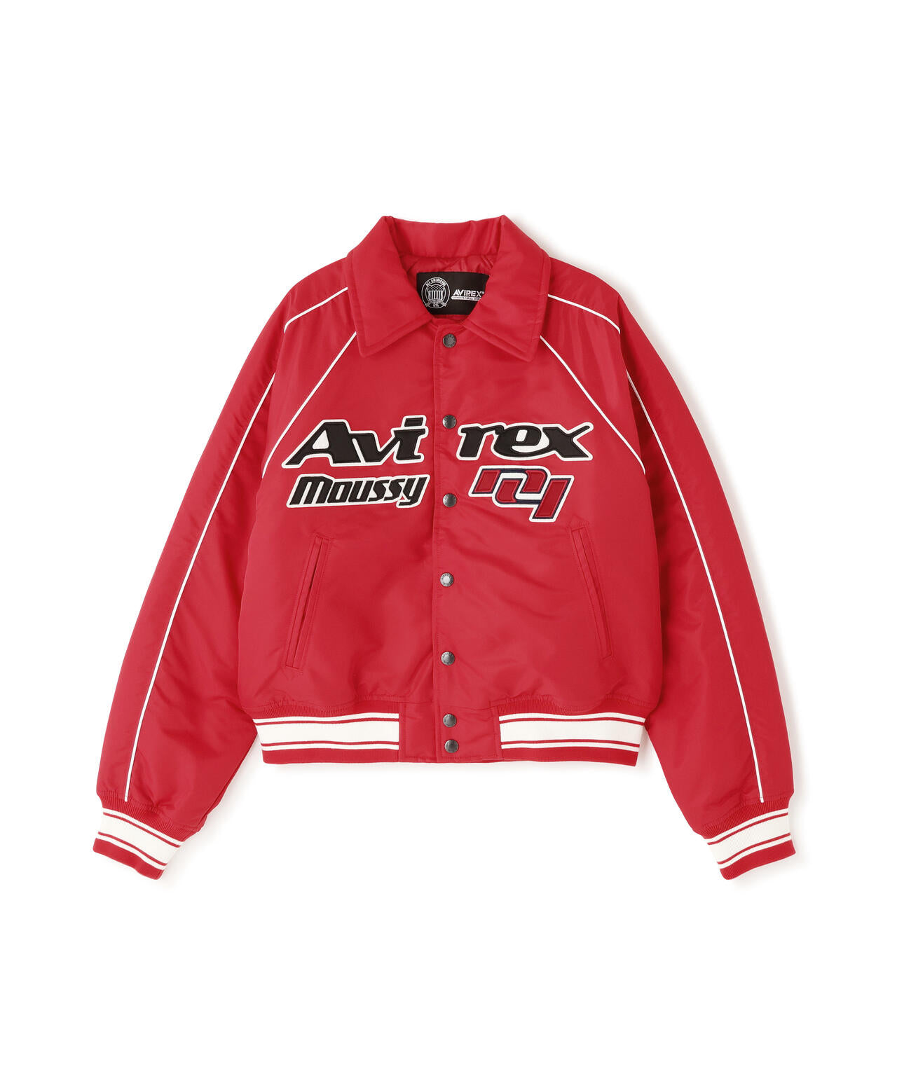 《AVIREX×MOUSSY》NYLON VARSITY JACKET