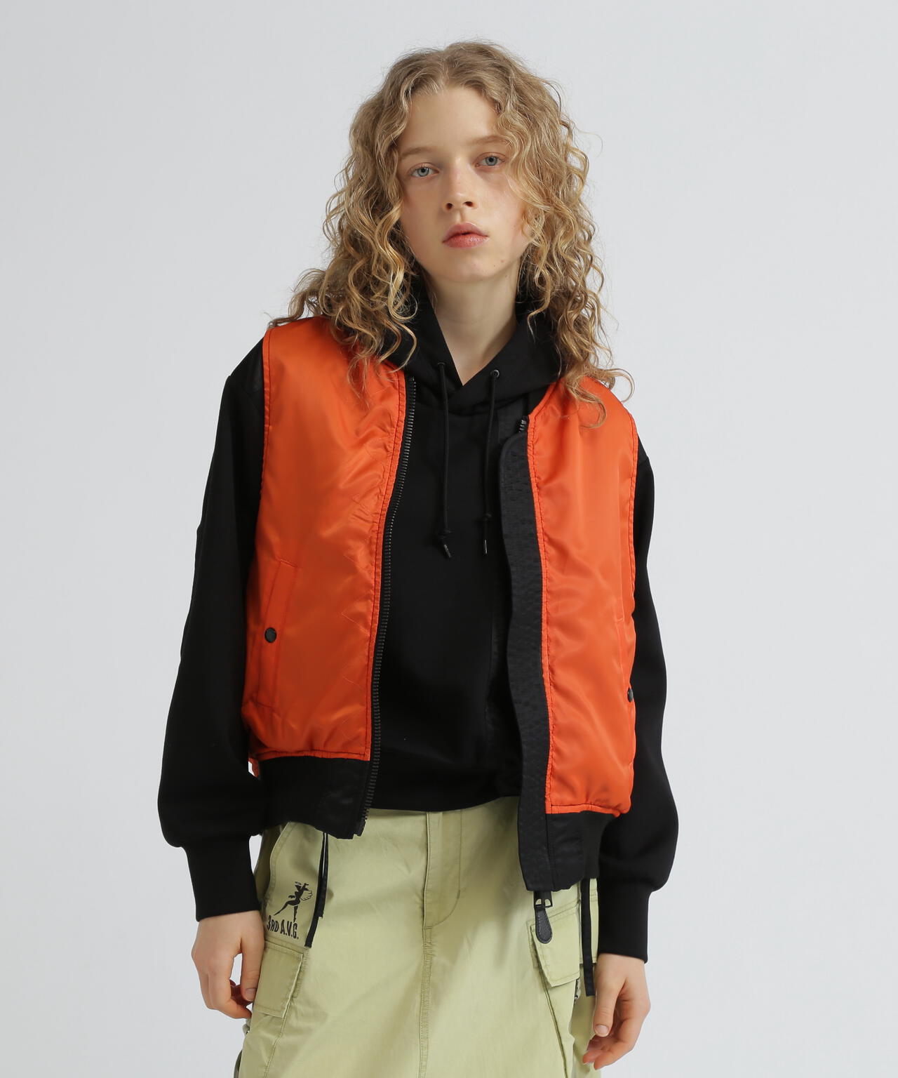 SLEEVELESS MA-1 VEST/スリーブレスMA-1ベスト