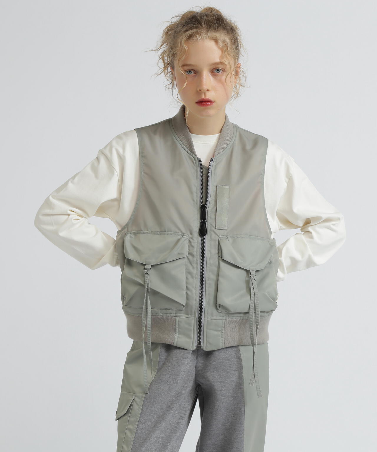 SLEEVELESS MA-1 VEST/スリーブレスMA-1ベスト