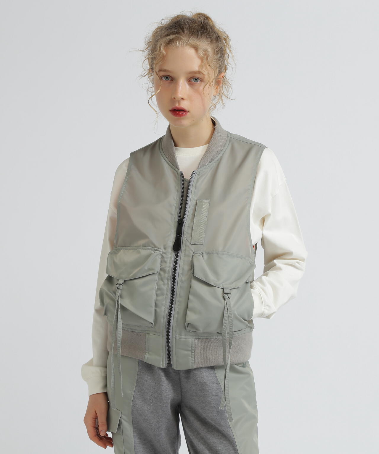 SLEEVELESS MA-1 VEST/スリーブレスMA-1ベスト