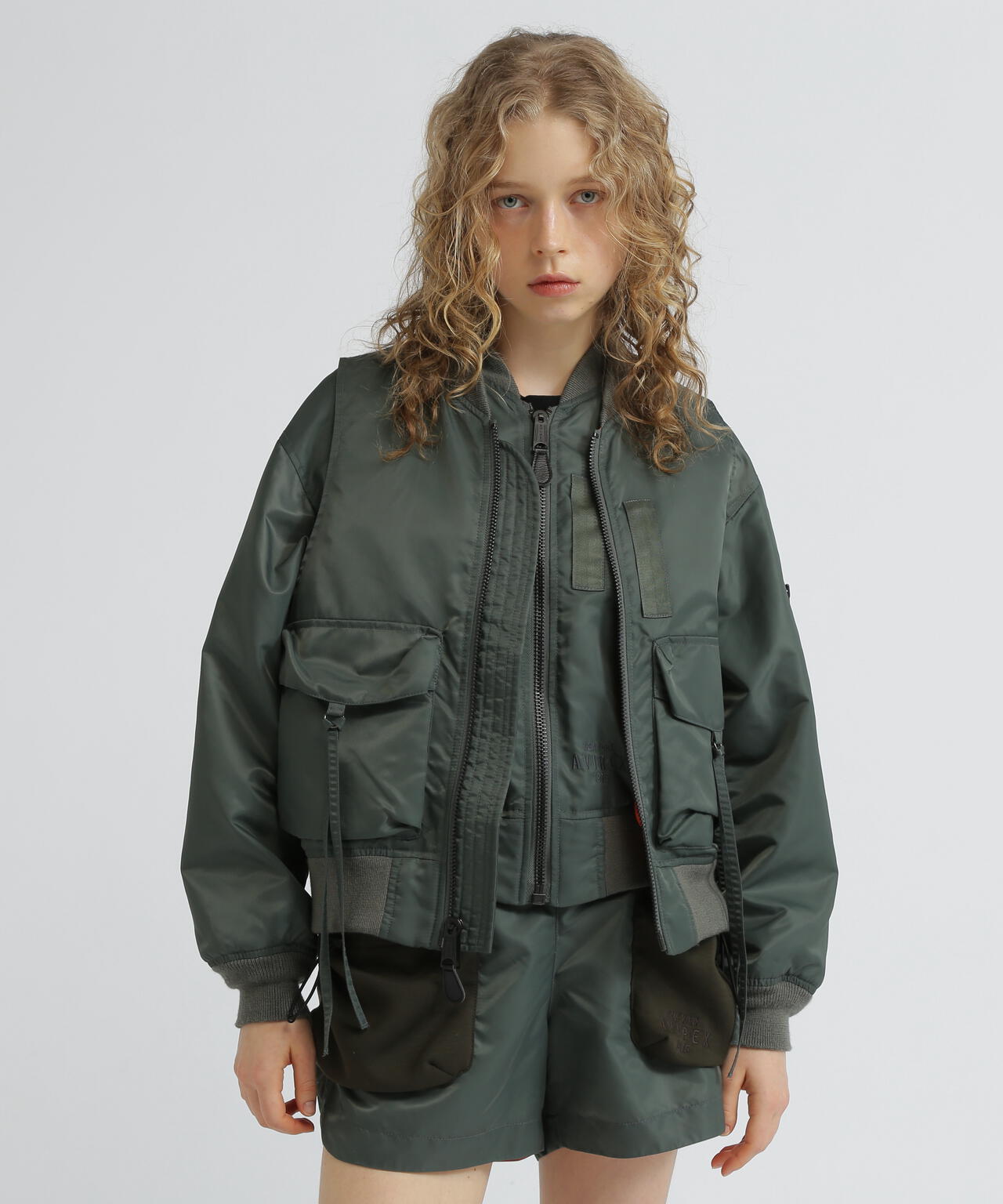 SLEEVELESS MA-1 VEST/スリーブレスMA-1ベスト