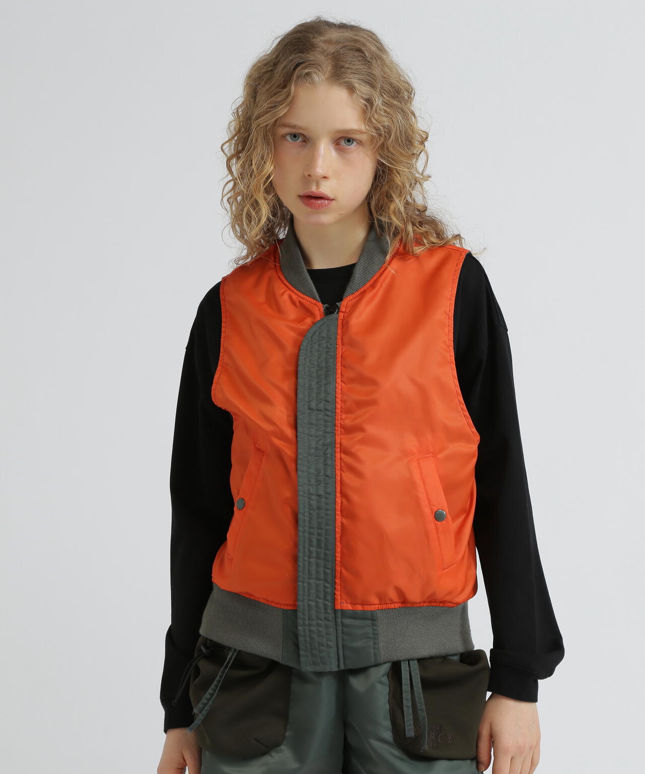 SLEEVELESS MA-1 VEST/スリーブレスMA-1ベスト
