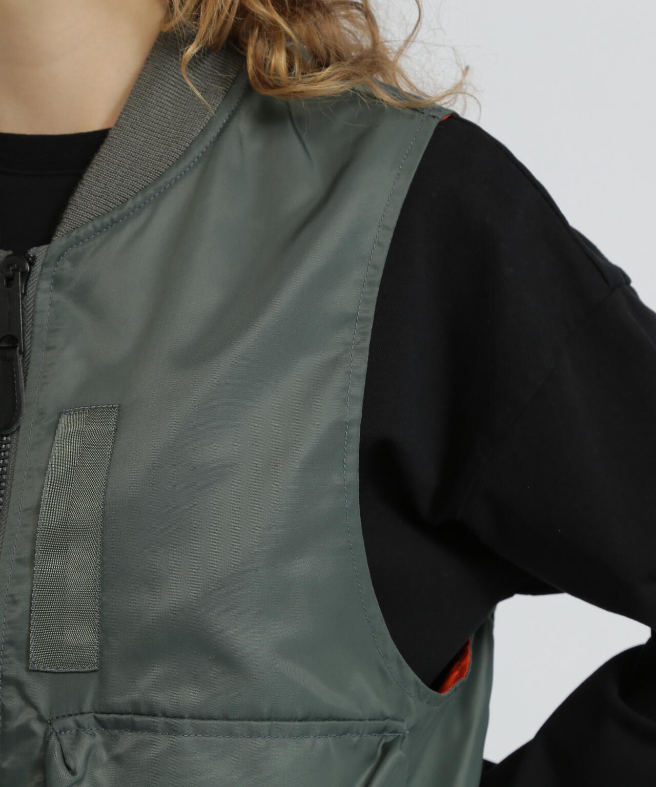 SLEEVELESS MA-1 VEST/スリーブレスMA-1ベスト