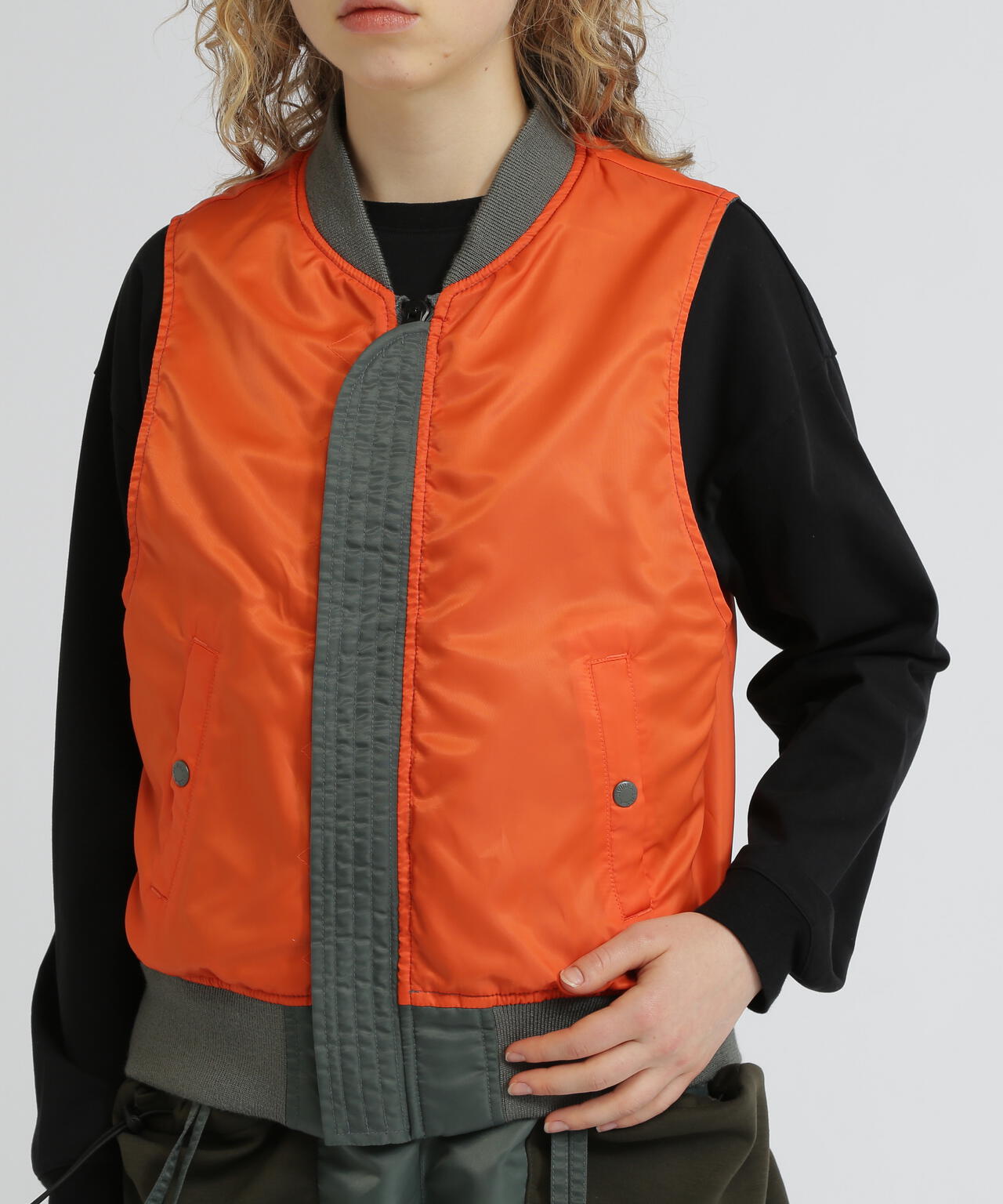 SLEEVELESS MA-1 VEST/スリーブレスMA-1ベスト