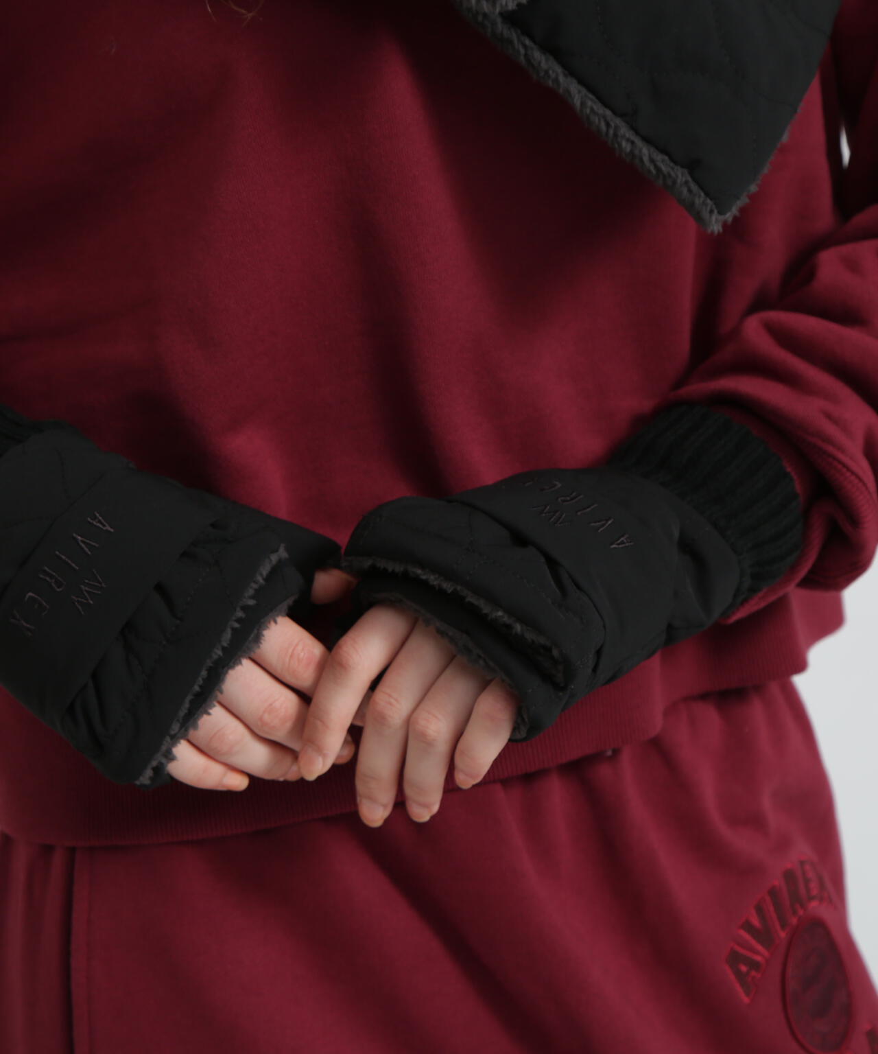 《直営店限定》QUILTING FUR GLOVE/キルティング ファー グローブ