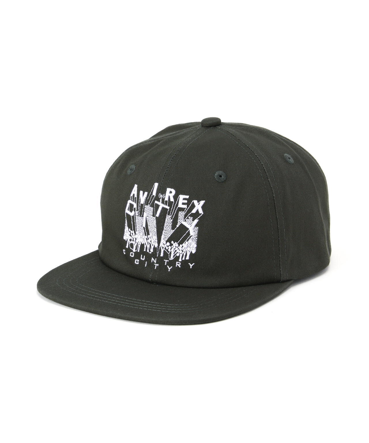 《AVIREX × CITY COUNTRY CITY》EMB 6PANEL CAP