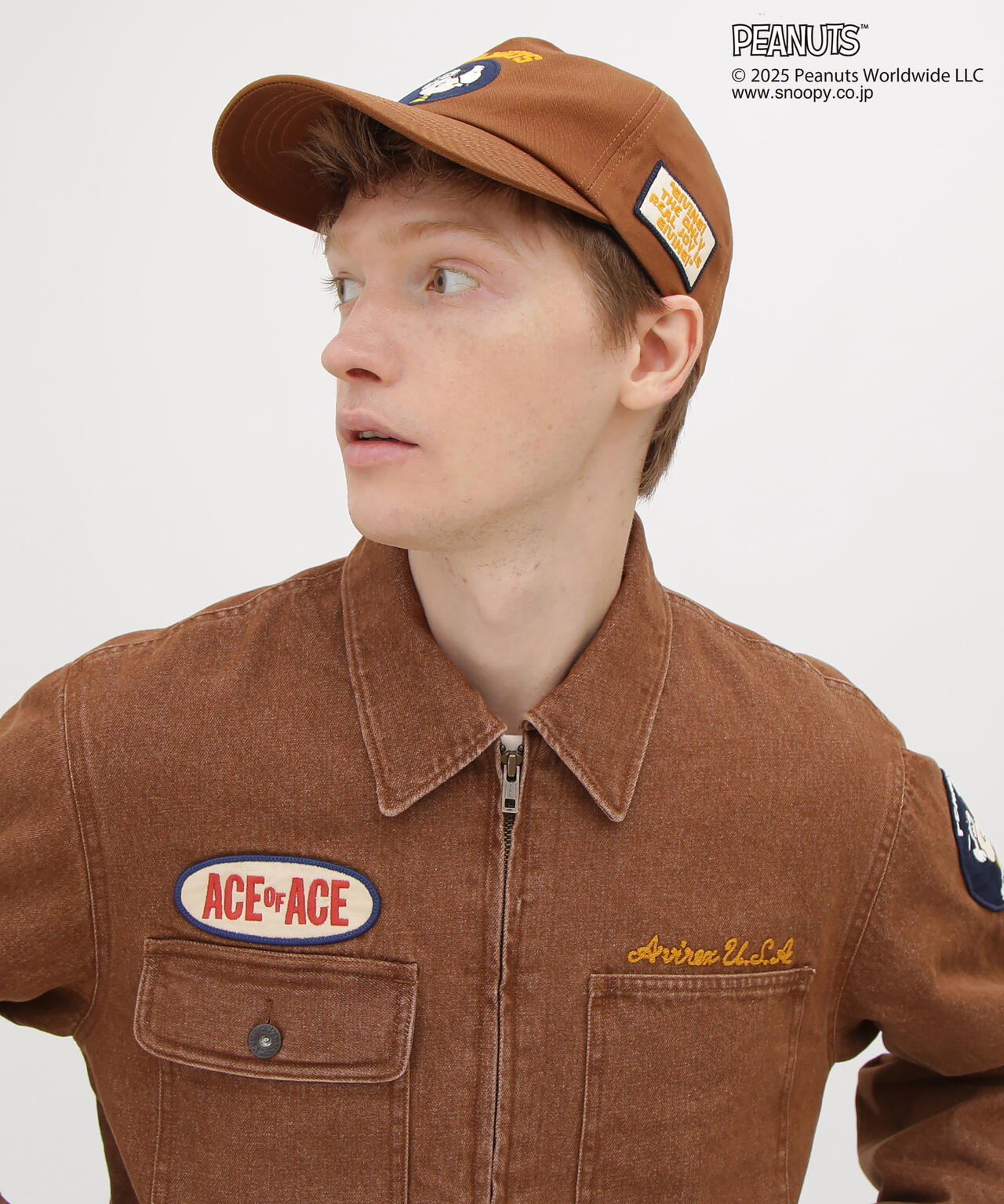 《AVIREX × PEANUTS》WORK CAP