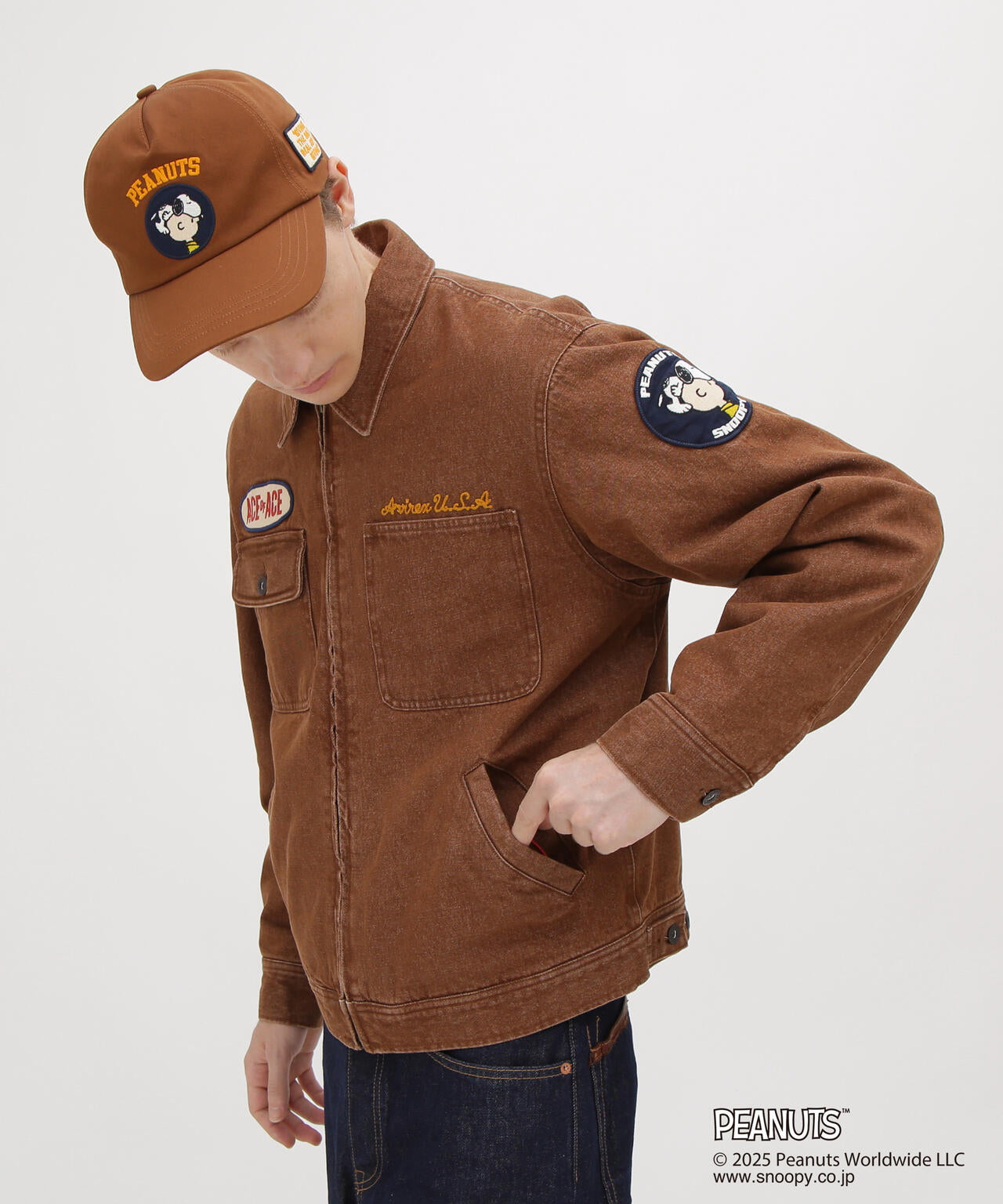 《AVIREX × PEANUTS》WORK CAP