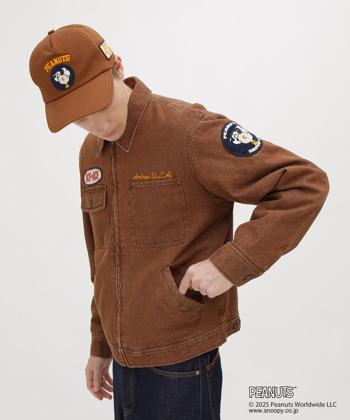 《AVIREX × PEANUTS》WORK CAP