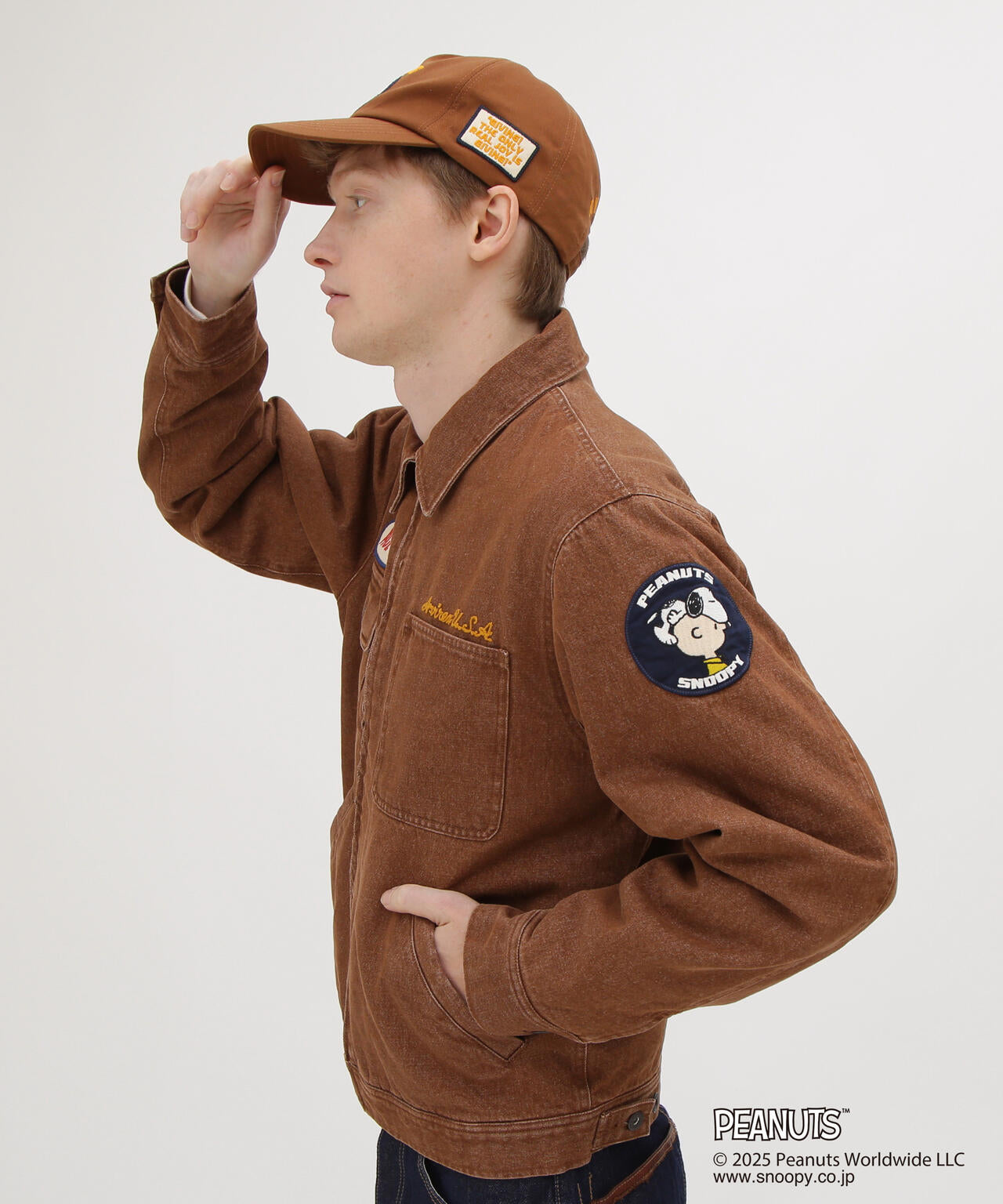 《AVIREX × PEANUTS》WORK CAP