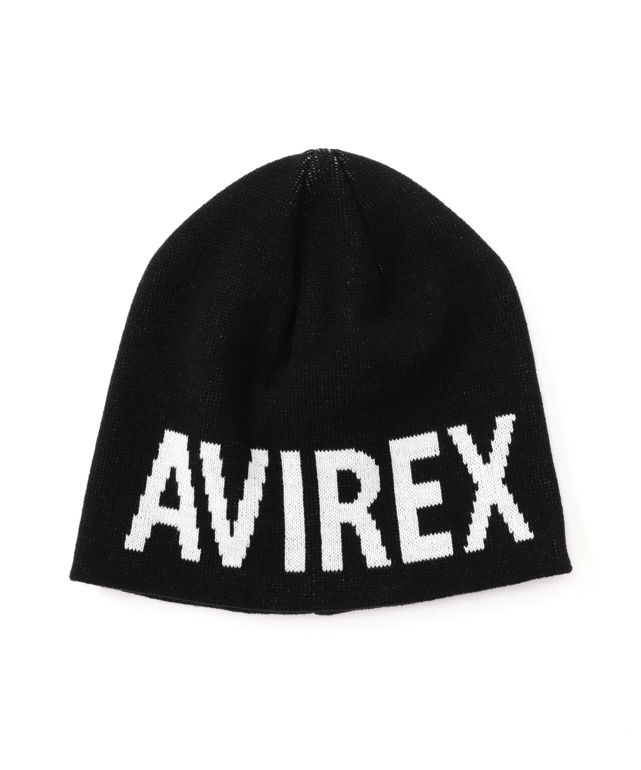 《直営店限定》AVIREX LOGO BEANIE/ロゴ ビーニー/ニットキャップ