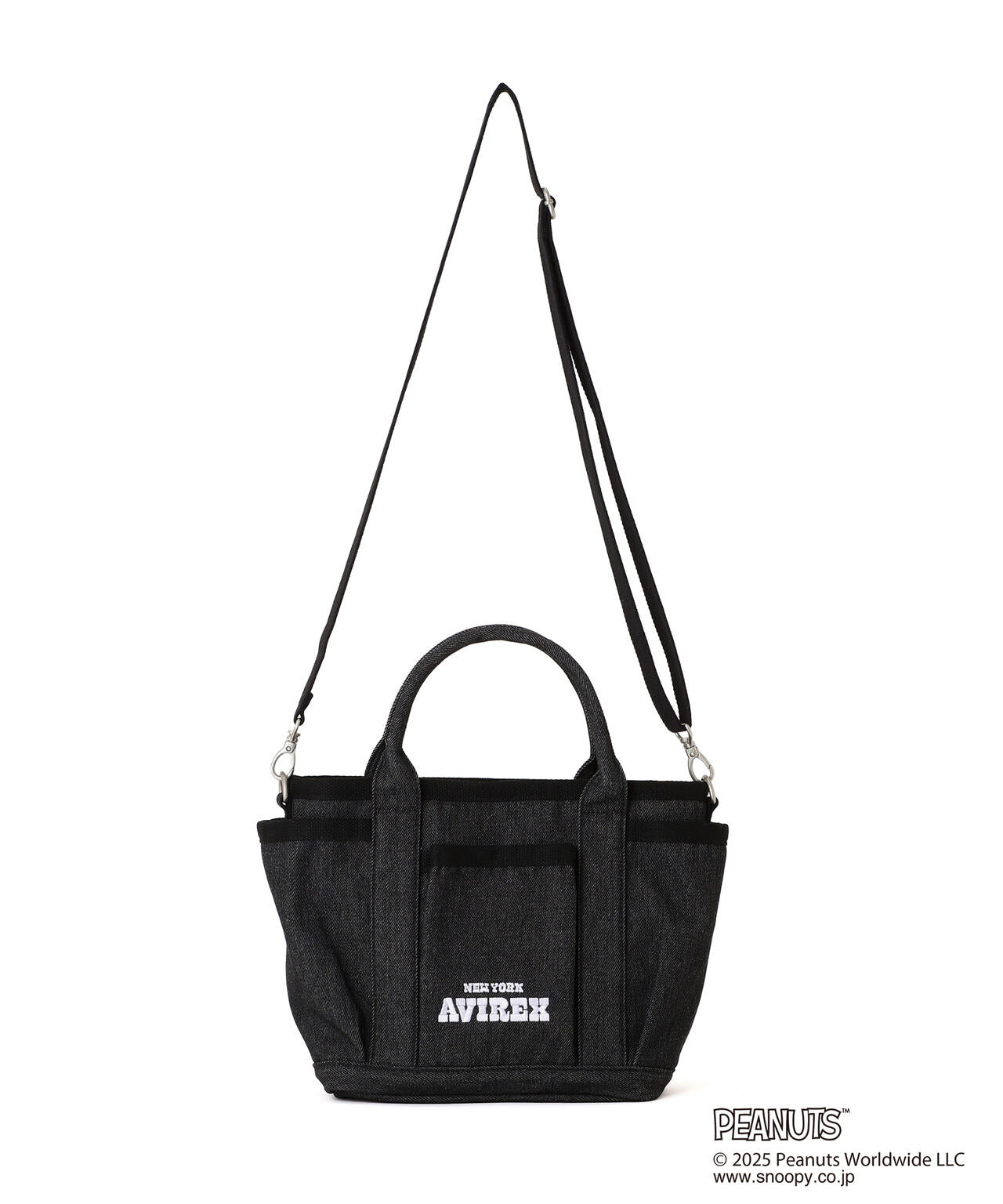 《AVIREX × PEANUTS》DENIM MINI TOTE BAG / デニムミニトートバッグ / ピーナッツ / アヴィレックス