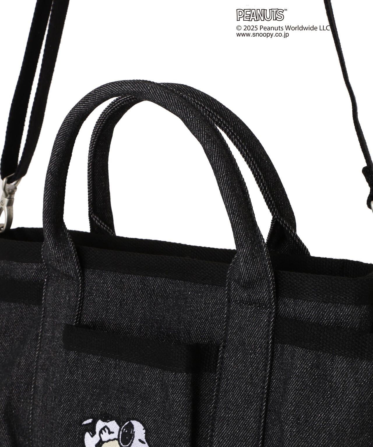 《AVIREX × PEANUTS》DENIM MINI TOTE BAG / デニムミニトートバッグ / ピーナッツ / アヴィレックス