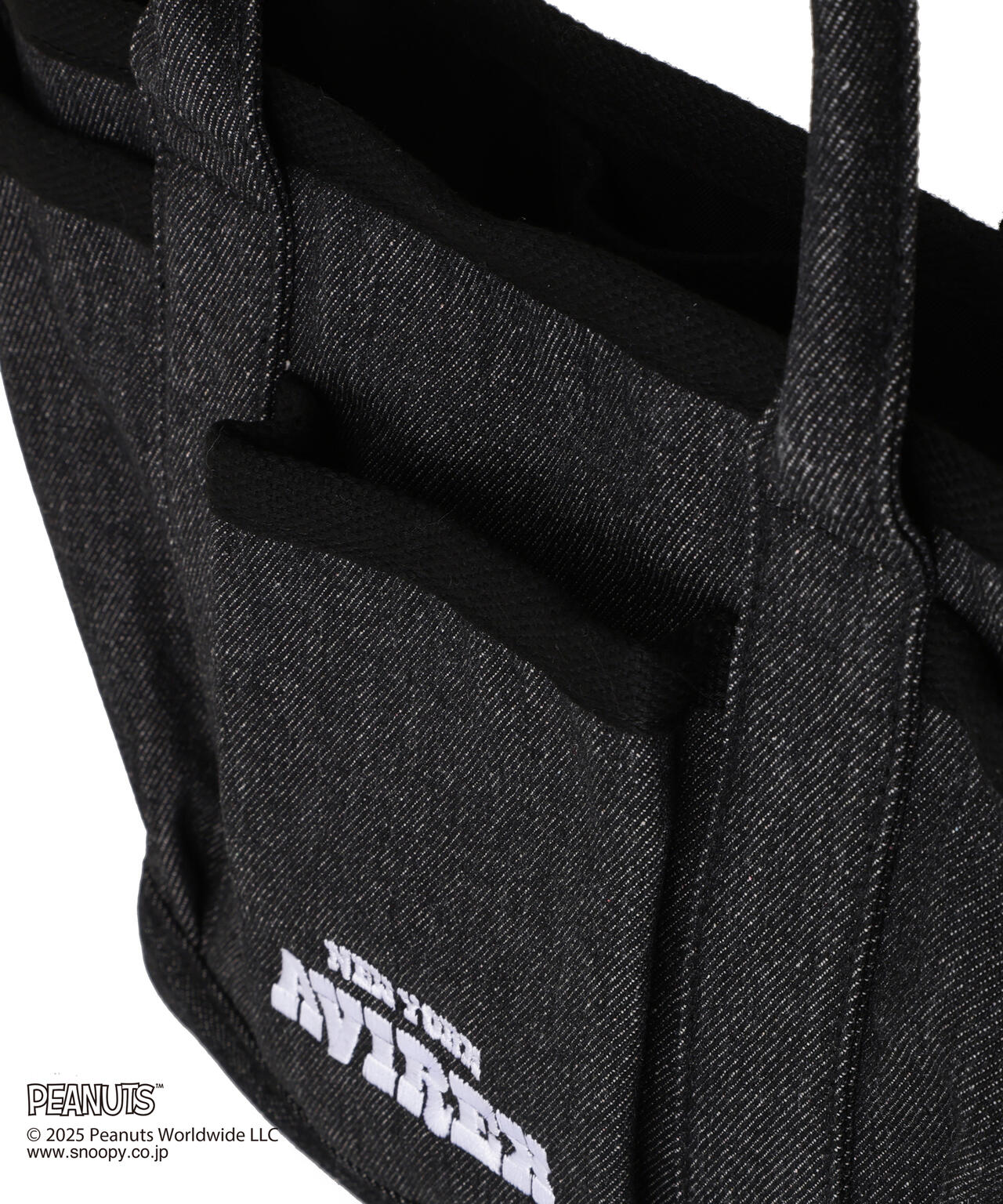 《AVIREX × PEANUTS》DENIM MINI TOTE BAG / デニムミニトートバッグ / ピーナッツ / アヴィレックス