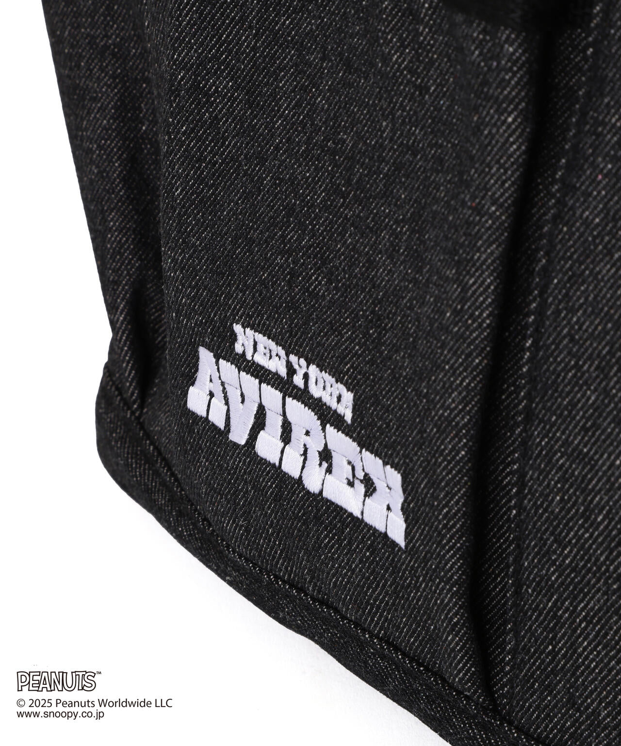 《AVIREX × PEANUTS》DENIM MINI TOTE BAG / デニムミニトートバッグ / ピーナッツ / アヴィレックス