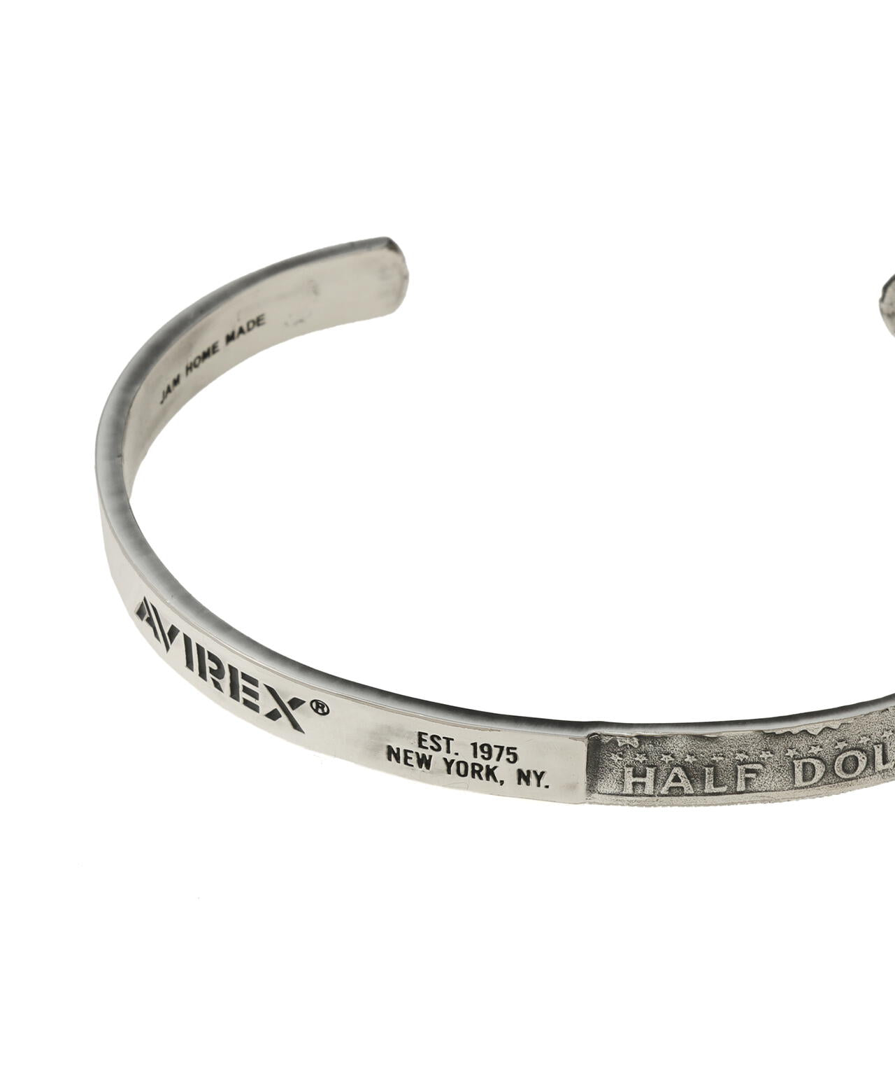 《AVIREX × J.H.M CO.,LTD.》50th HALF DOLLAR BANGLE
