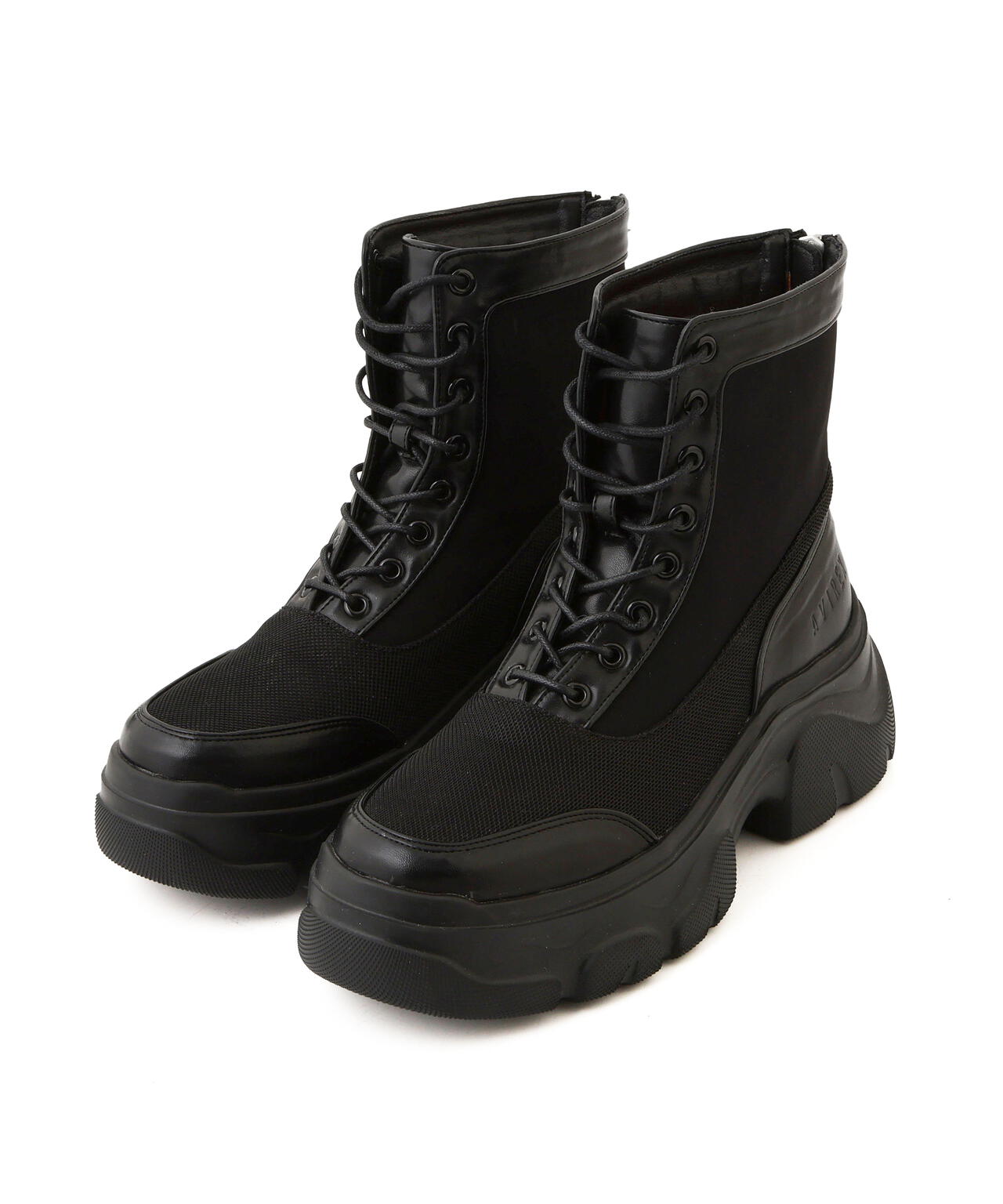 《直営店限定》LACE UP PLATFORM BOOTS/レースアッププラットフォームブーツ