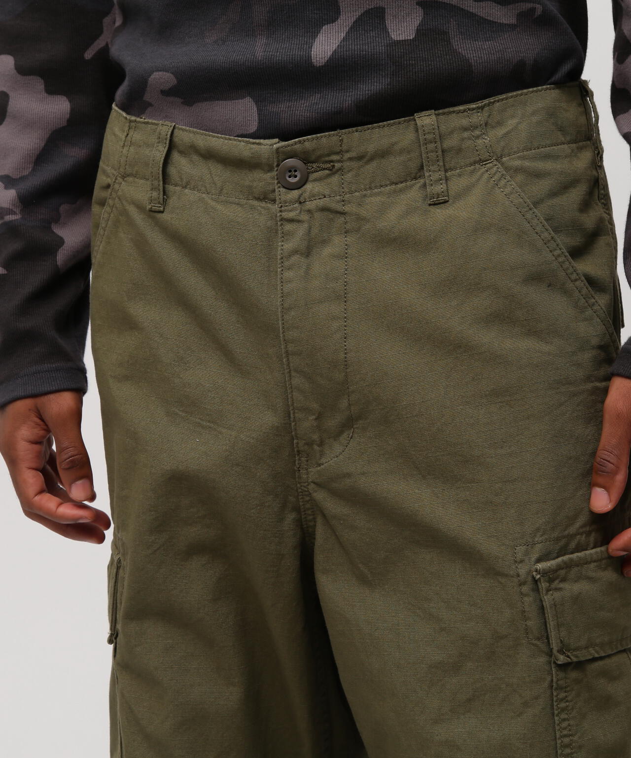 COTTON RIPSTOP CARGO PANTS