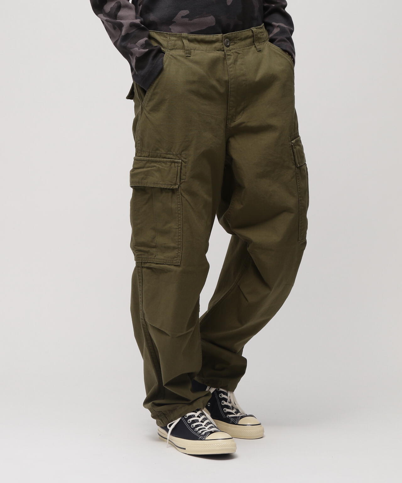 COTTON RIPSTOP CARGO PANTS