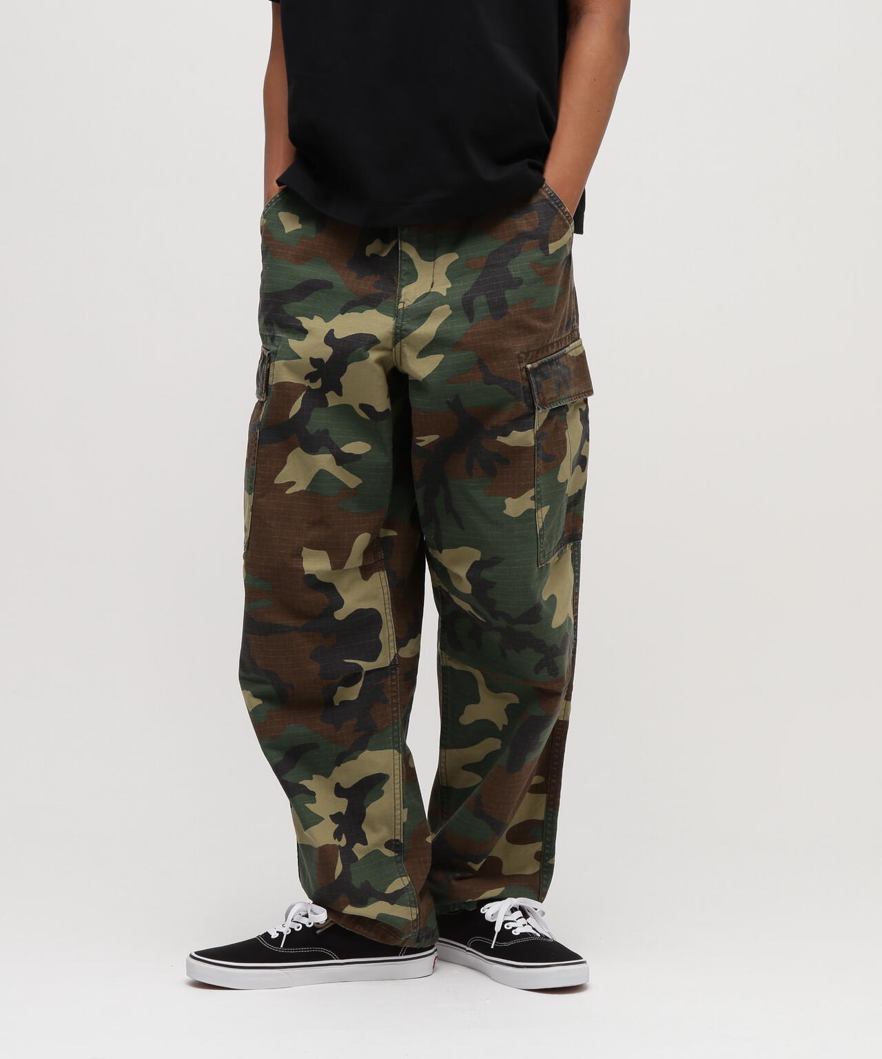 COTTON RIPSTOP CARGO PANTS