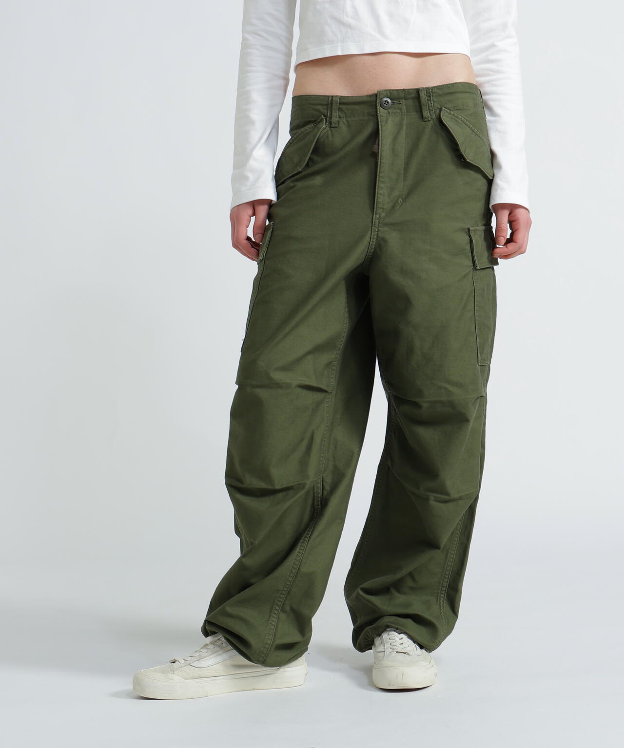 《WOMAN/直営店限定》NYLON/COTTON M-65 FATIGUE PANTS/ナイロンコットン M-65ファティーグパンツ