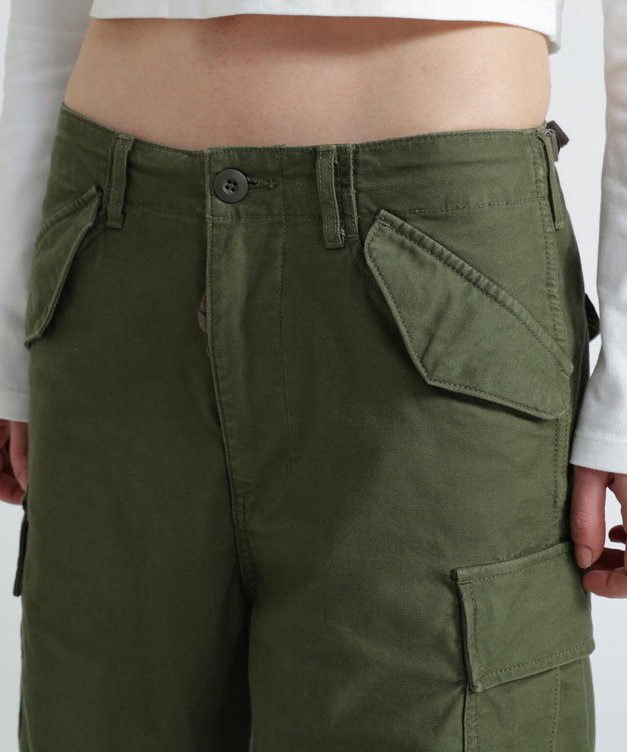 《WOMAN/直営店限定》NYLON/COTTON M-65 FATIGUE PANTS/ナイロンコットン M-65ファティーグパンツ