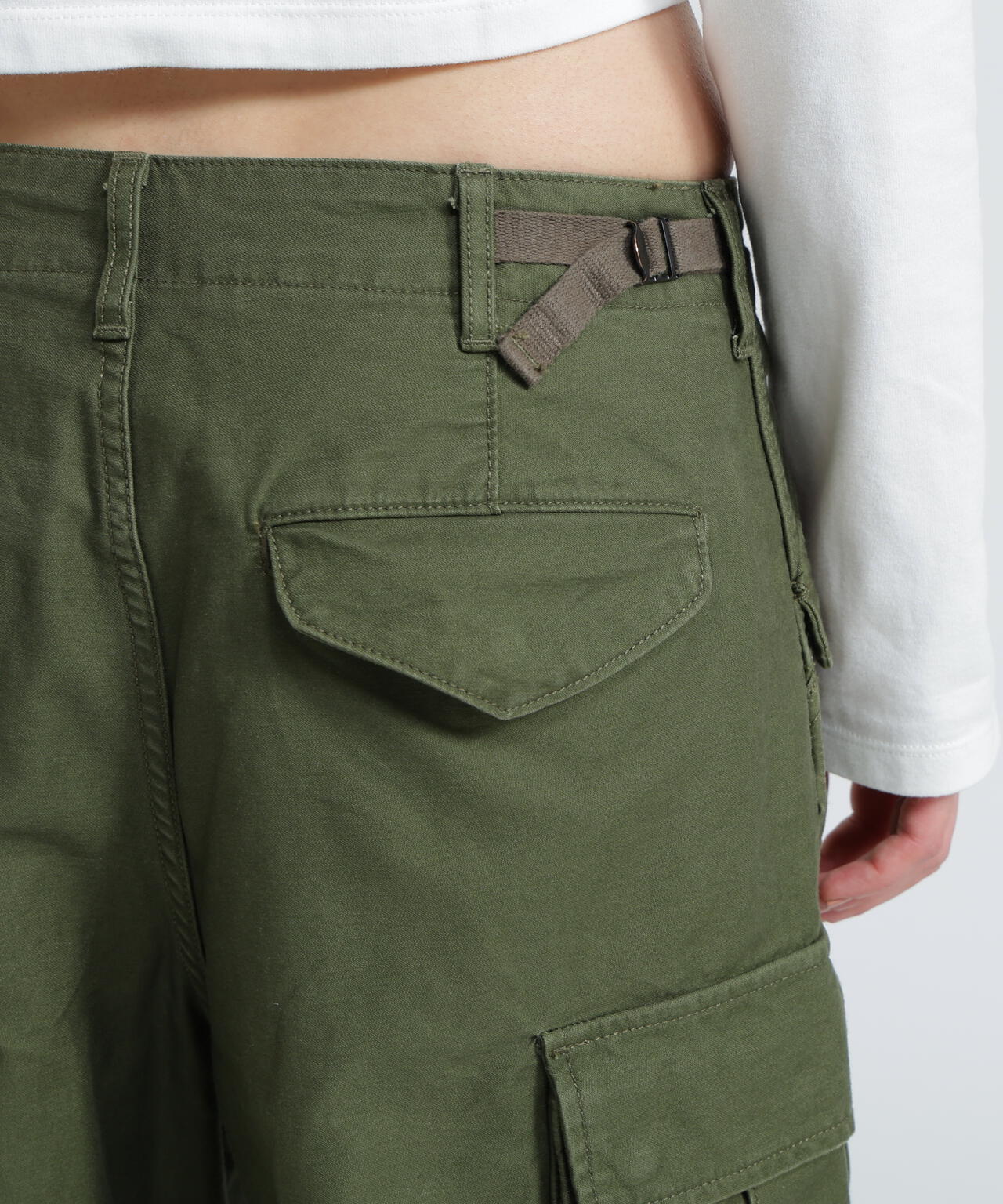 《WOMAN/直営店限定》NYLON/COTTON M-65 FATIGUE PANTS/ナイロンコットン M-65ファティーグパンツ