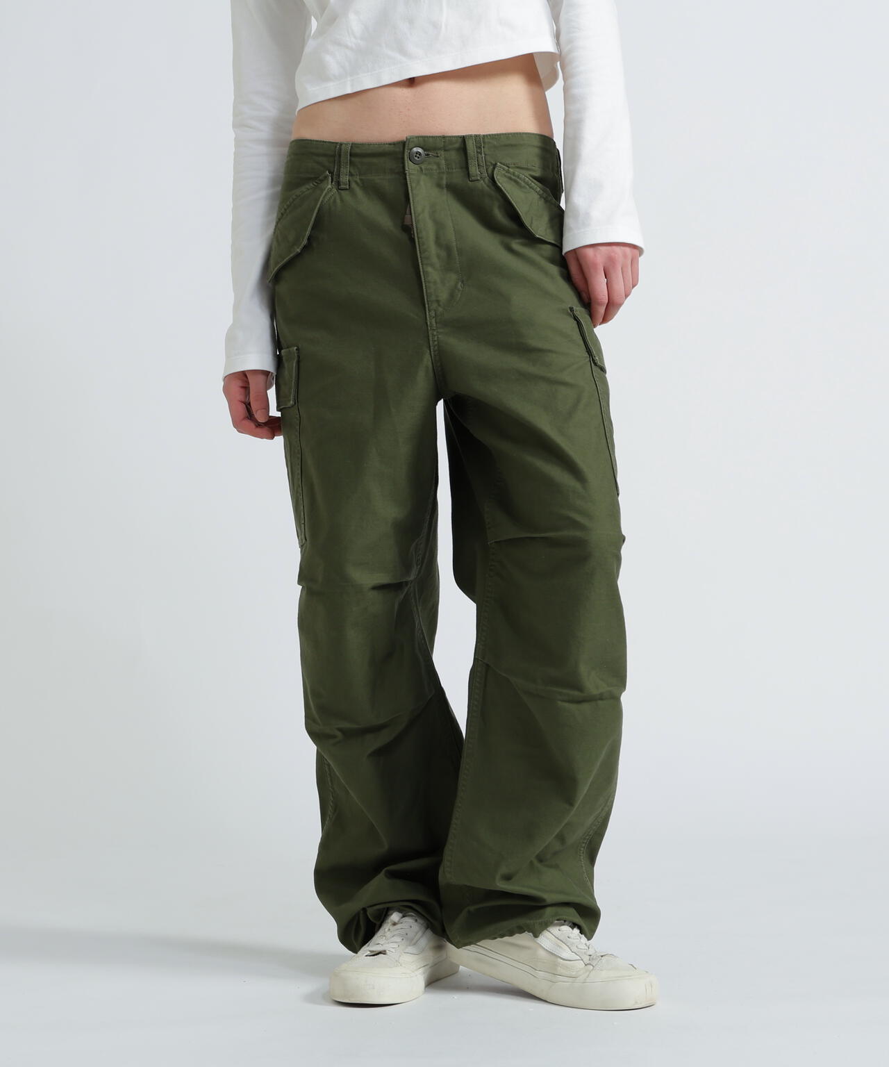 《WOMAN/直営店限定》NYLON/COTTON M-65 FATIGUE PANTS/ナイロンコットン M-65ファティーグパンツ