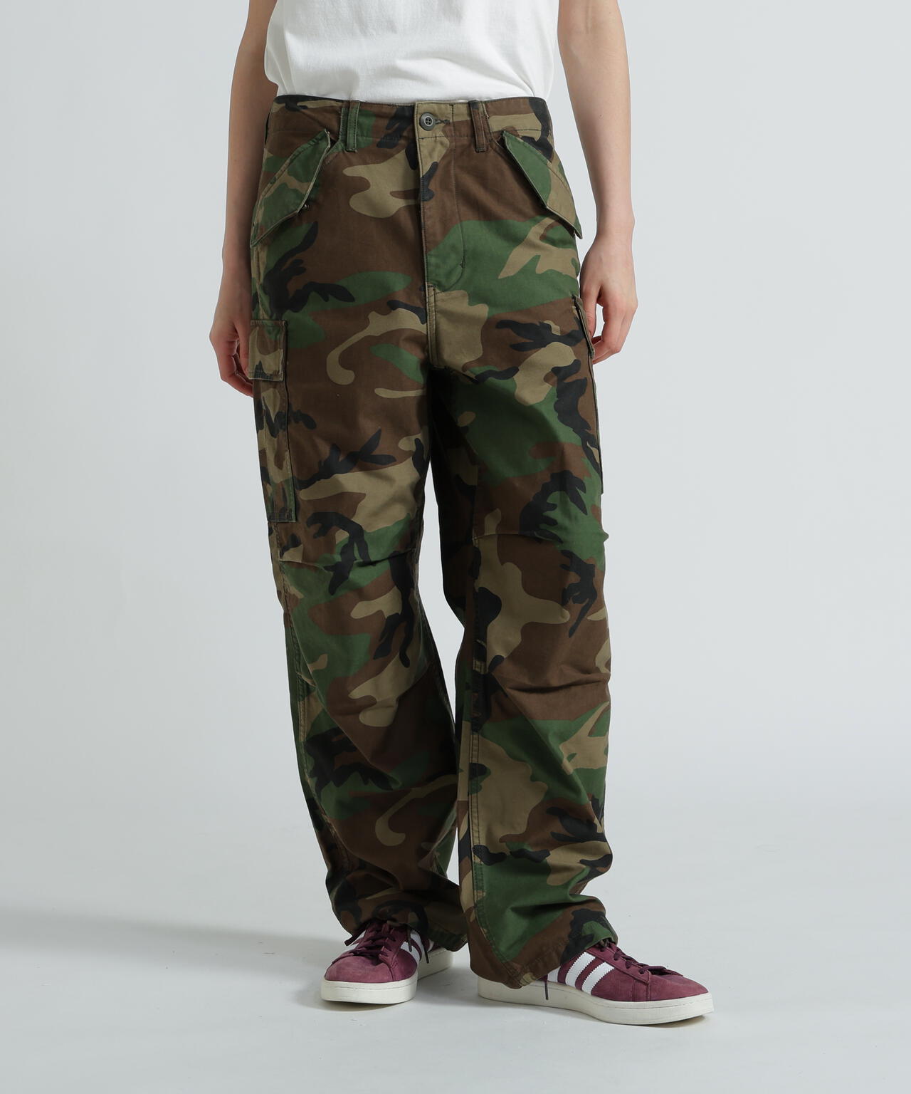 《WOMAN/直営店限定》NYLON/COTTON M-65 FATIGUE PANTS/ナイロンコットン M-65ファティーグパンツ