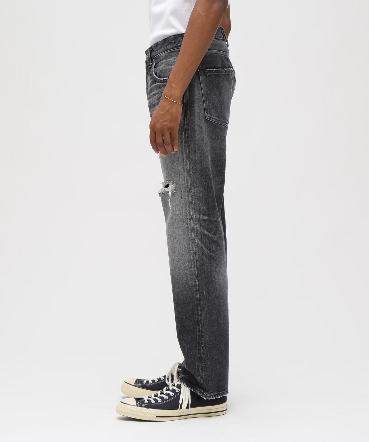 《TFQP》DENIM PANTS BLACK USED