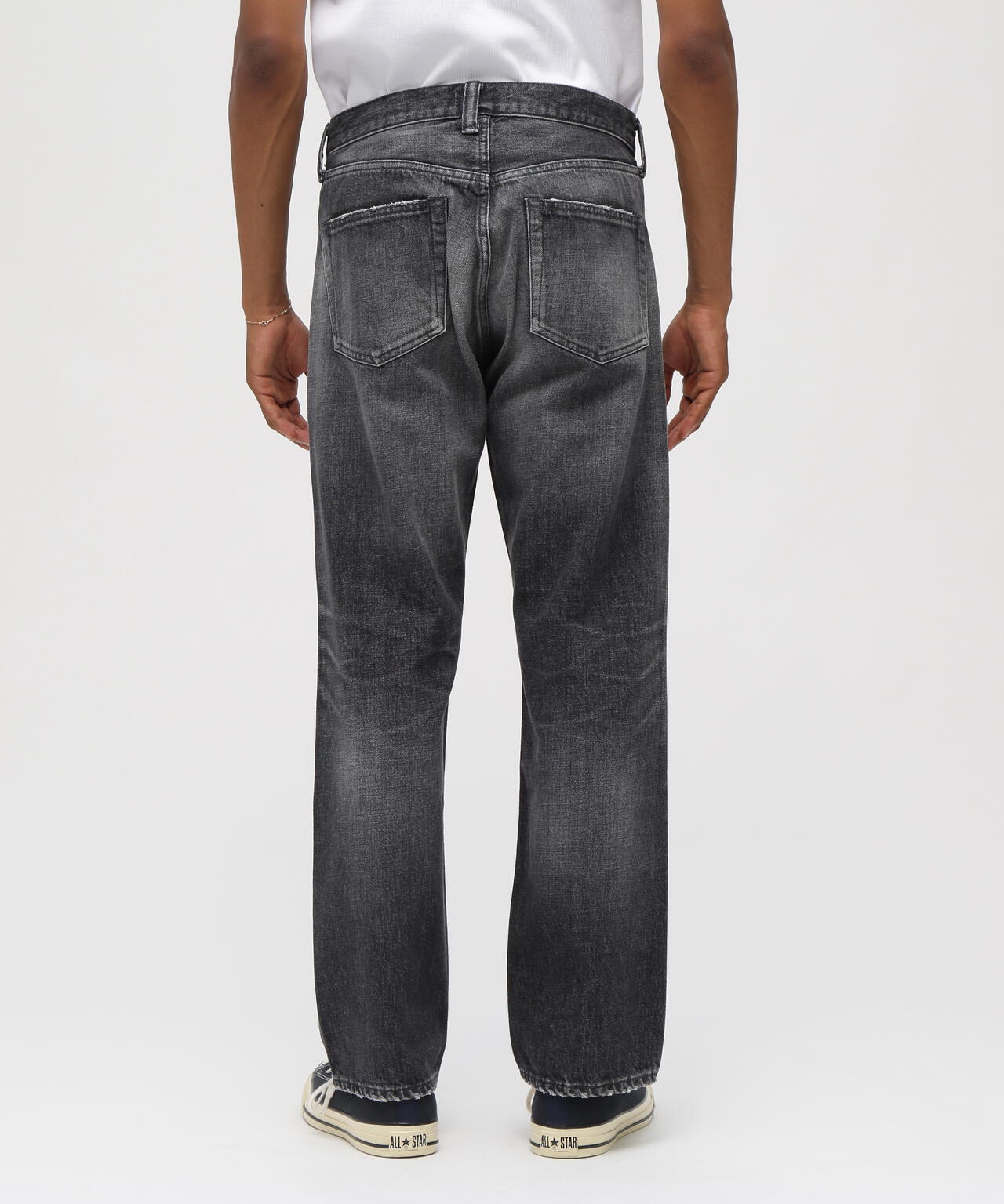 《TFQP》DENIM PANTS BLACK USED