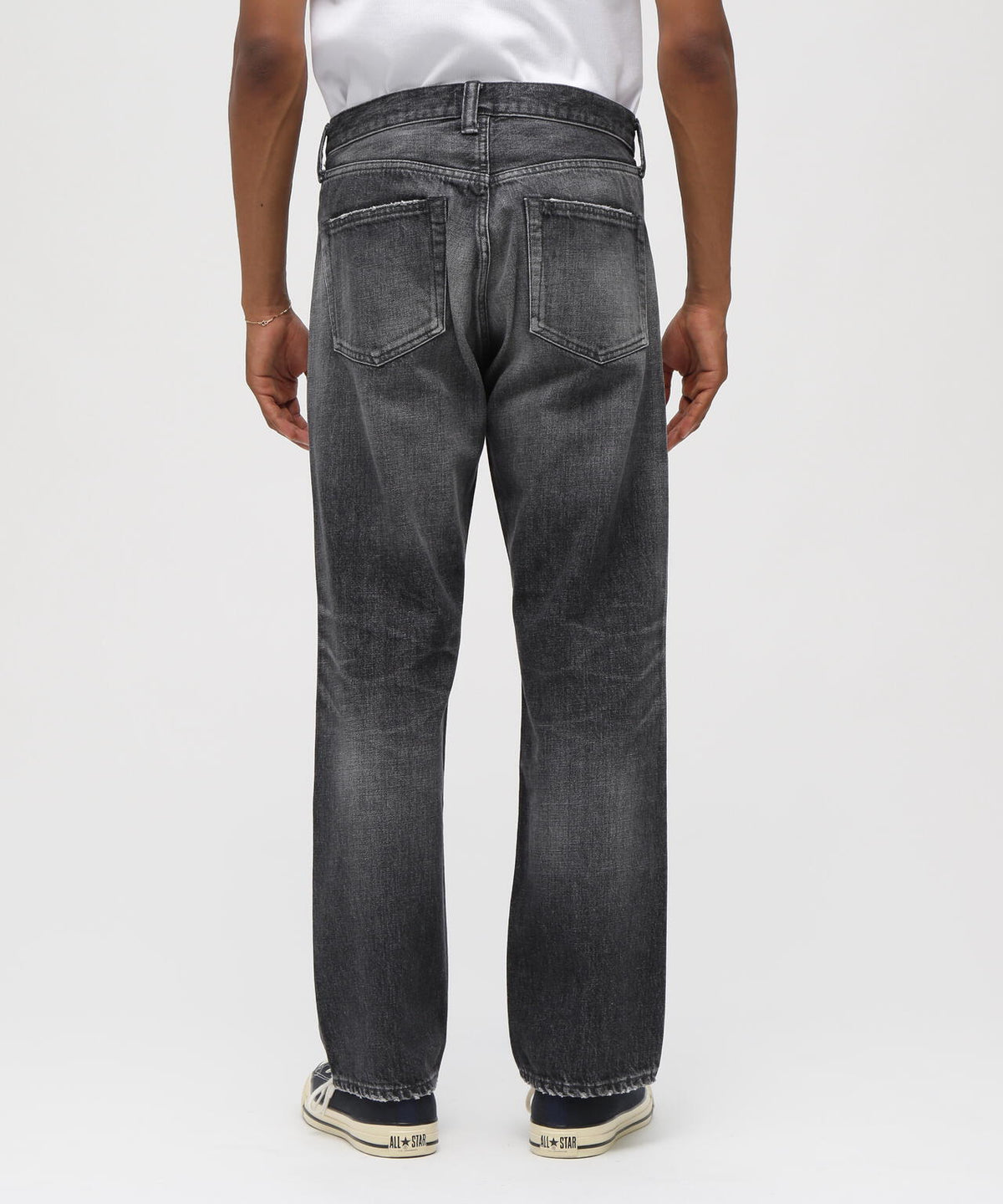 《TFQP》DENIM PANTS BLACK USED