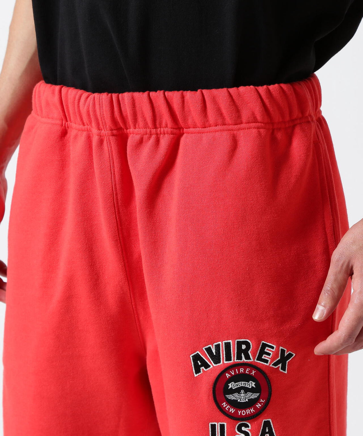 《直営店限定》VARSITY LOGO SHORTS / バーシティ ロゴ ショーツ / AVIREX / アヴィレックス