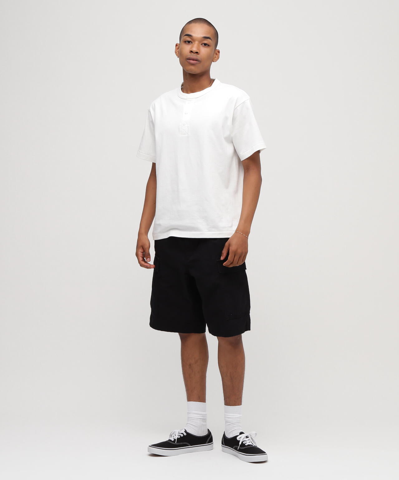 COTTON RIPSTOP CARGO SHORTS