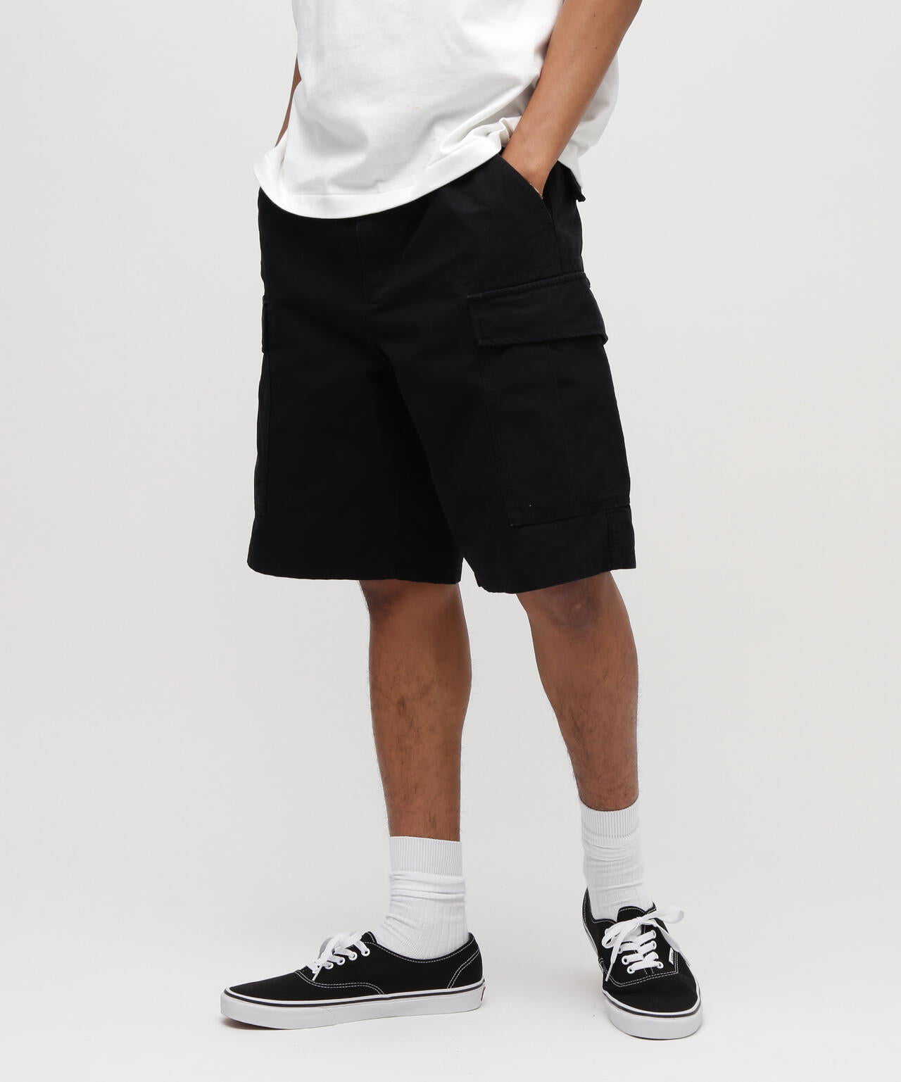 COTTON RIPSTOP CARGO SHORTS