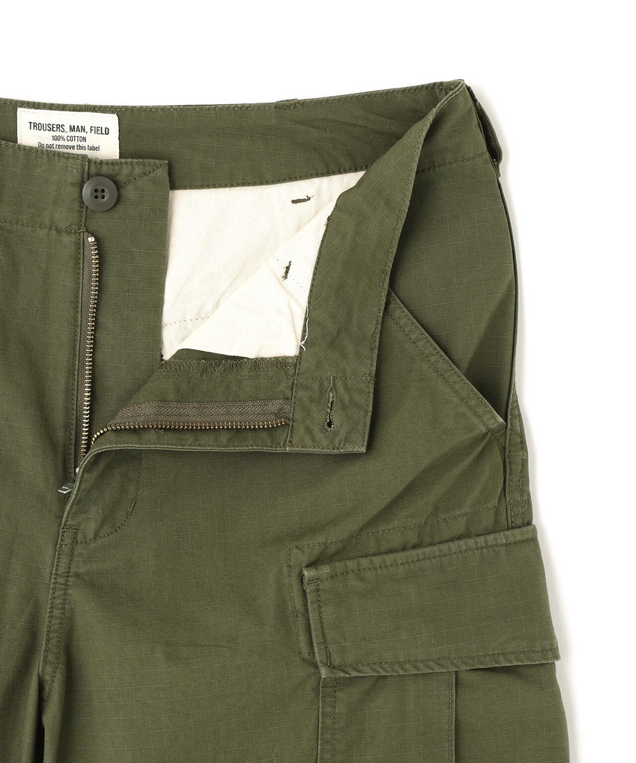 COTTON RIPSTOP CARGO SHORTS